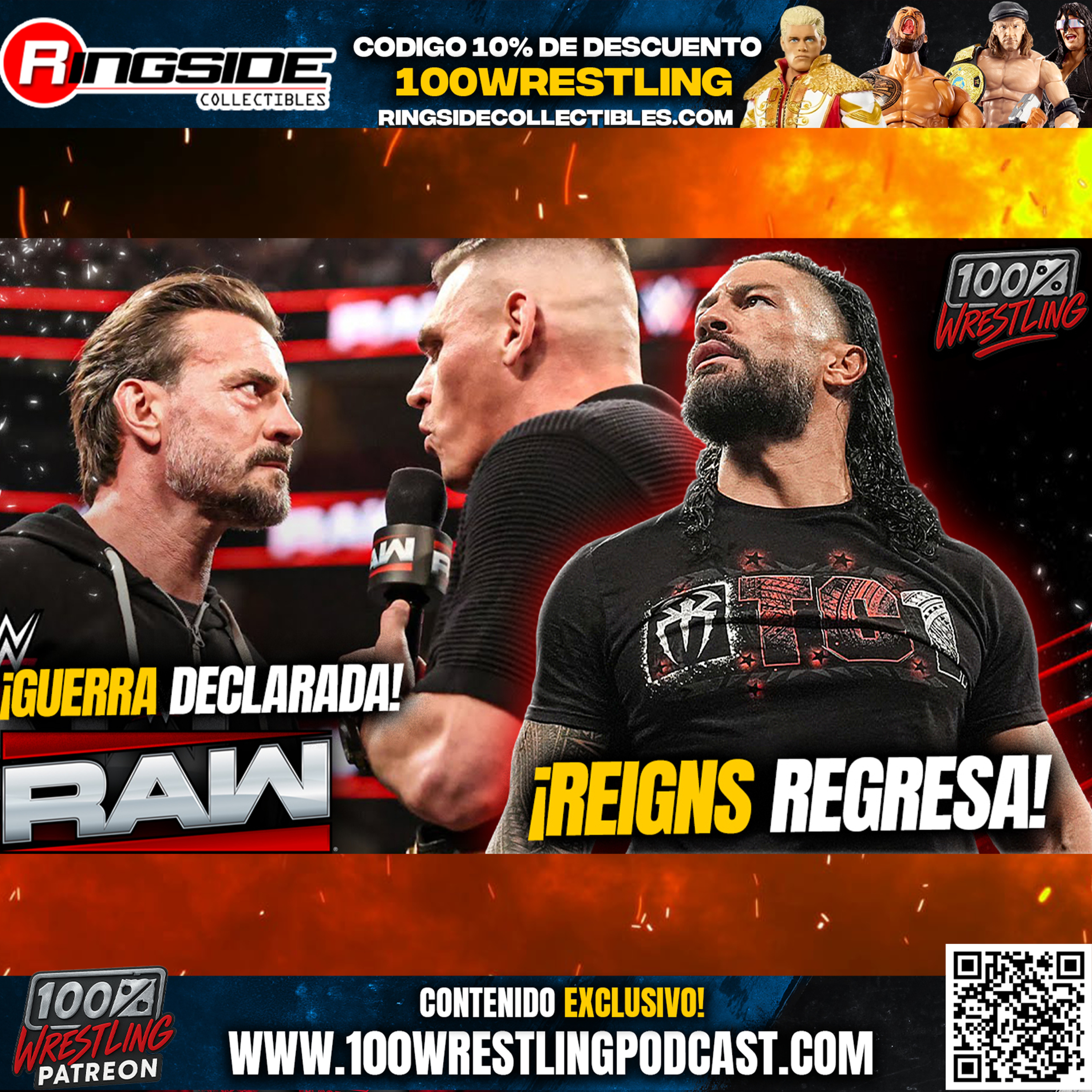 ¡ROMAN REIGNS REGRESA y CM PUNK ENFRENTA a GUNTHER en WWE RAW Houston!