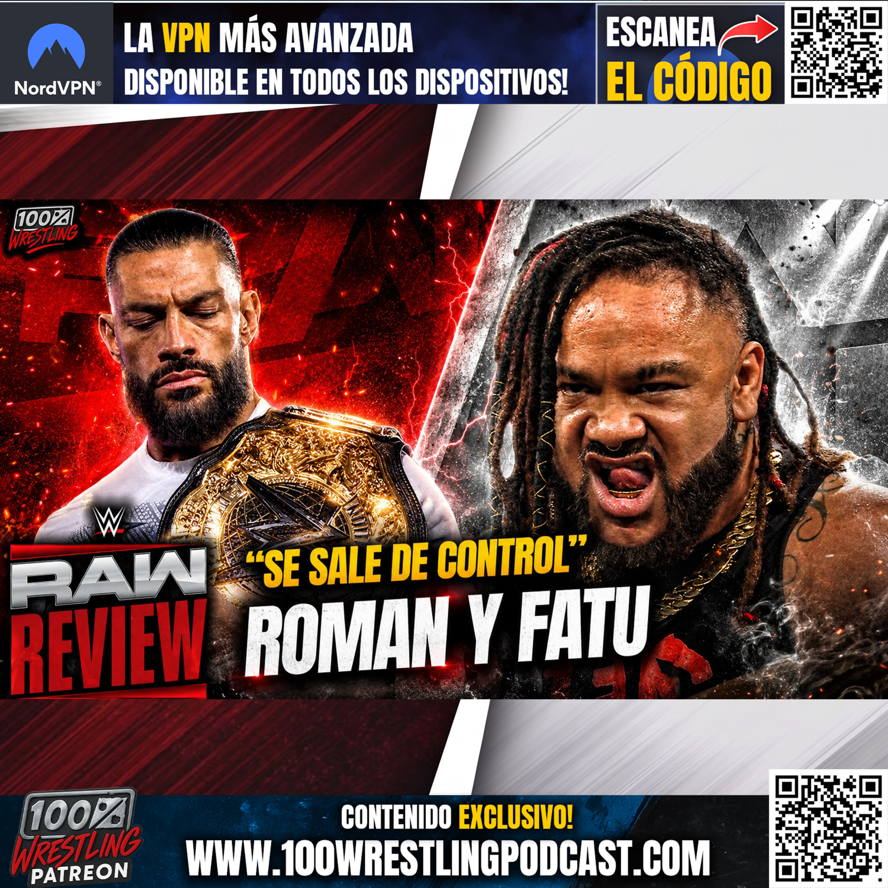 WWE RAW Review: ¡Jacob Fatu DESTRUYE a Roman Reigns! 😱 episode artwork
