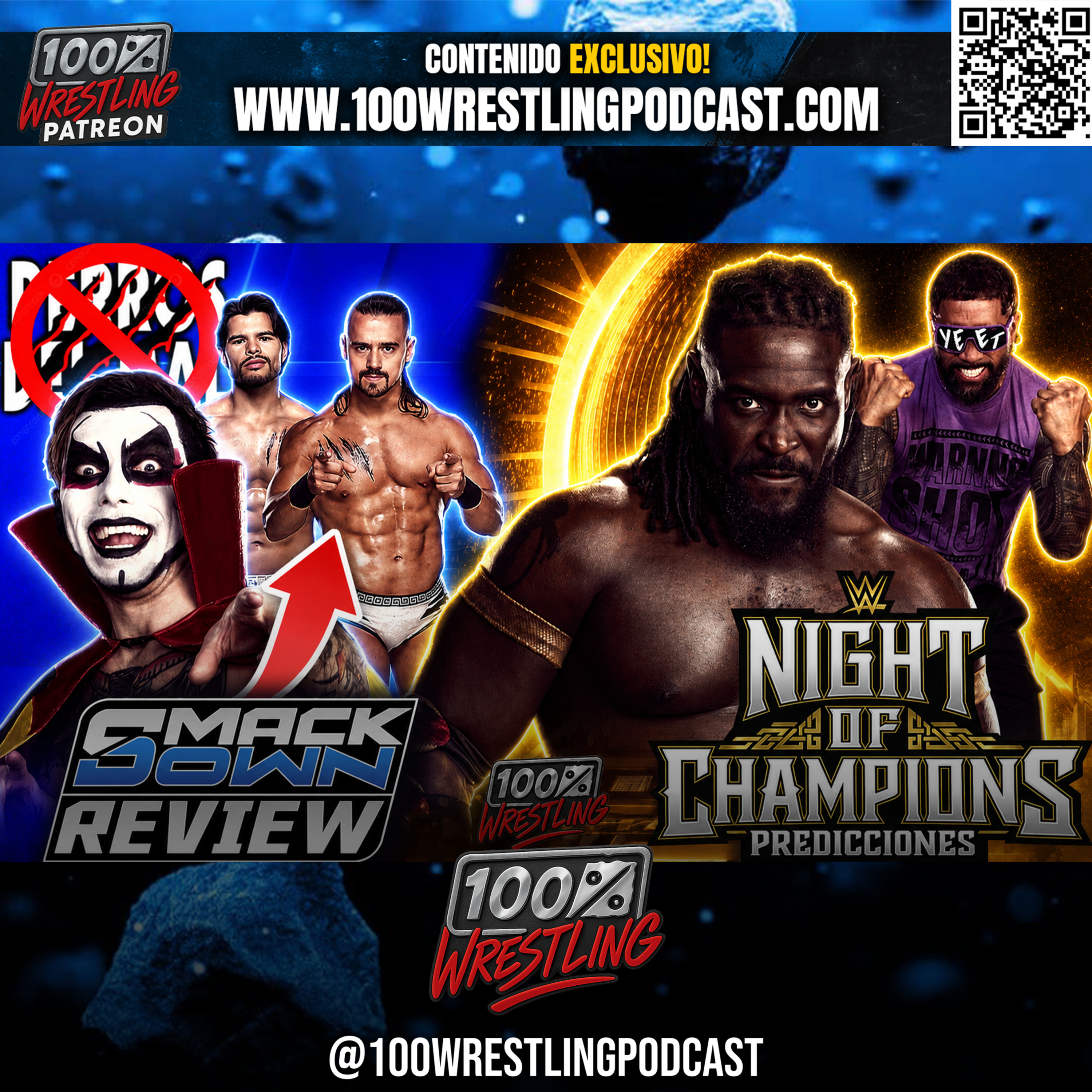 ¡SMACKDOWN DEJO MUCHO QUE DESEAR! / Predicciones FINALES de Night of Champions 2026 | WWE Review episode artwork