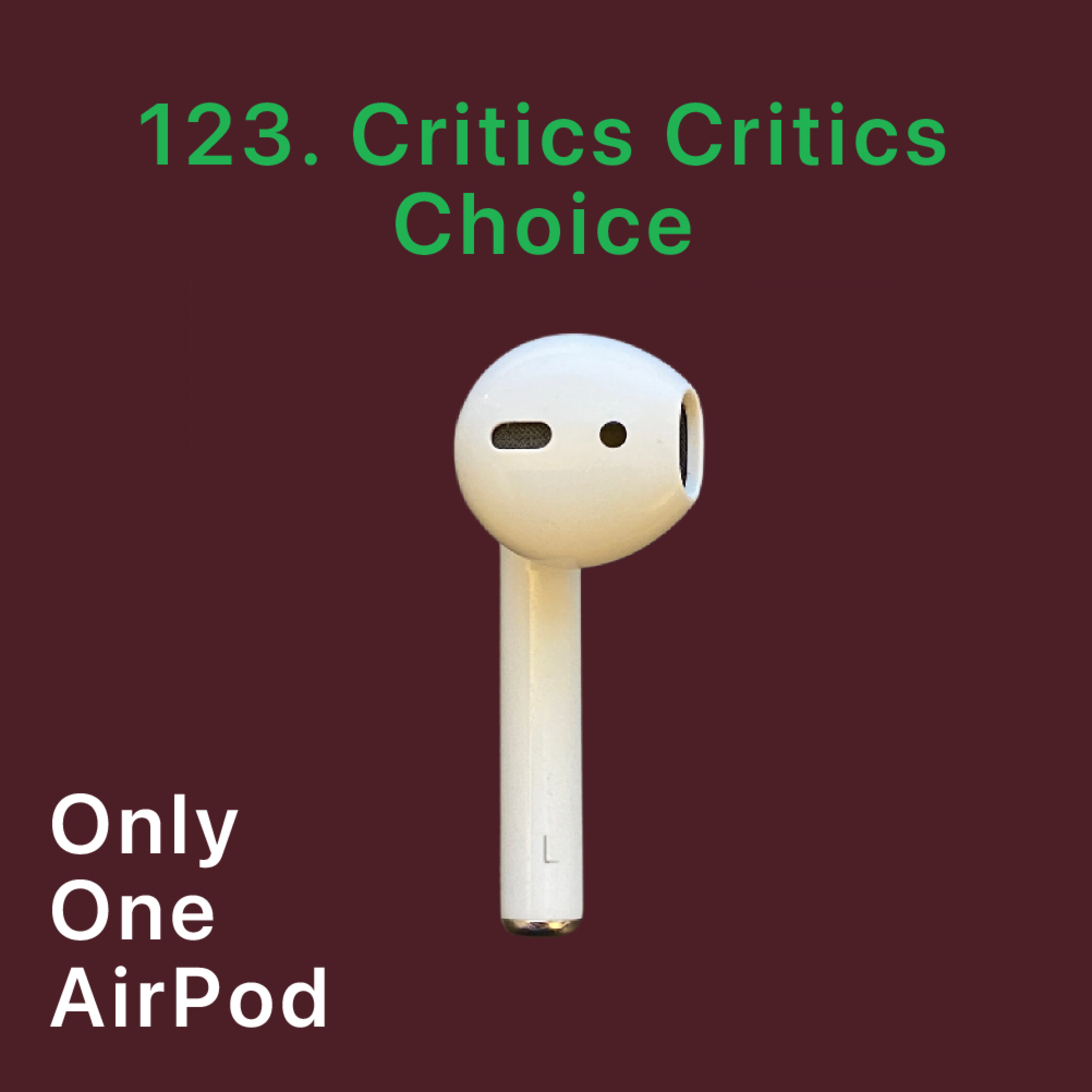 Critics Critics Choice episode artwork
