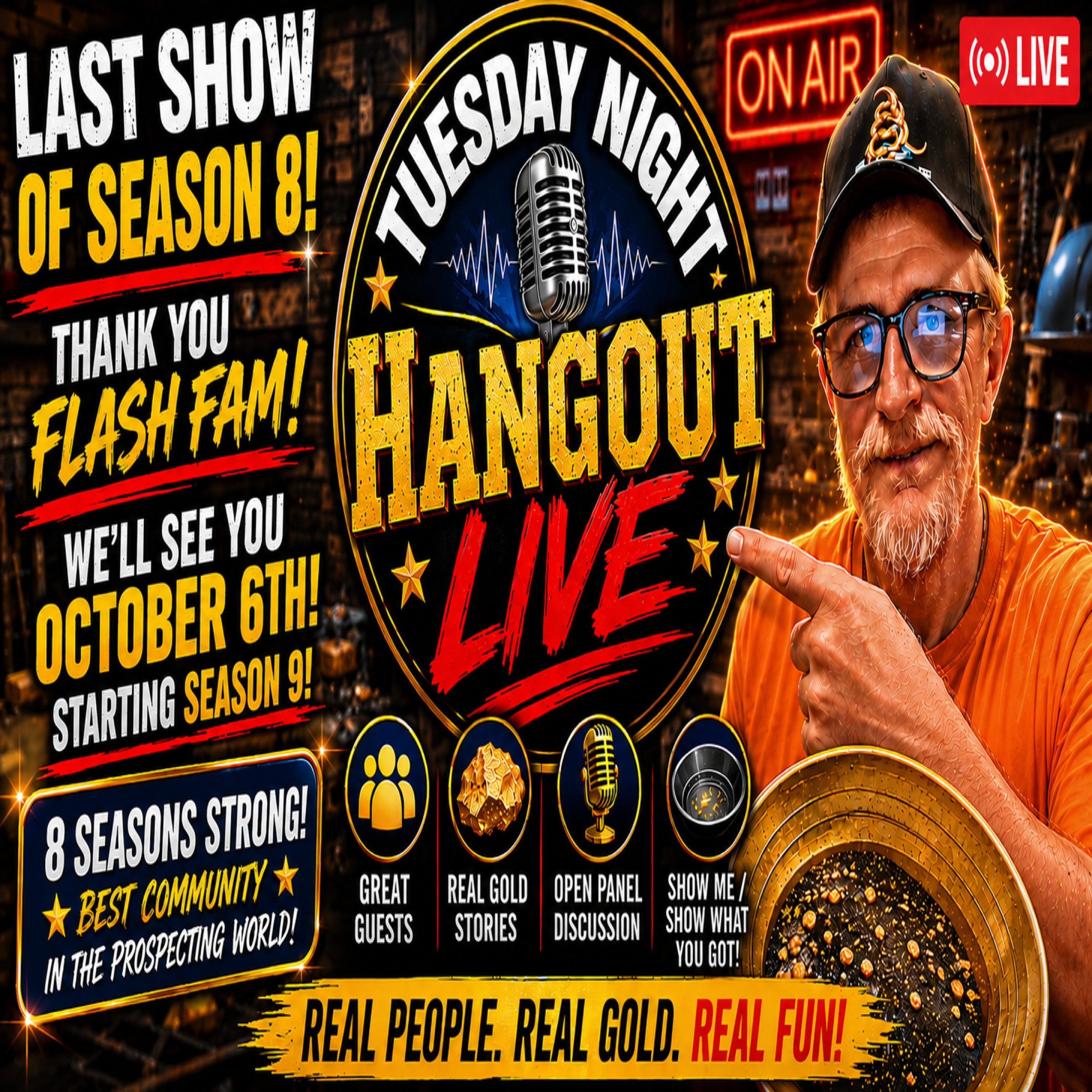 Season 8 Final Tuesday Night Hangout Live Replay - S8E39 episode artwork