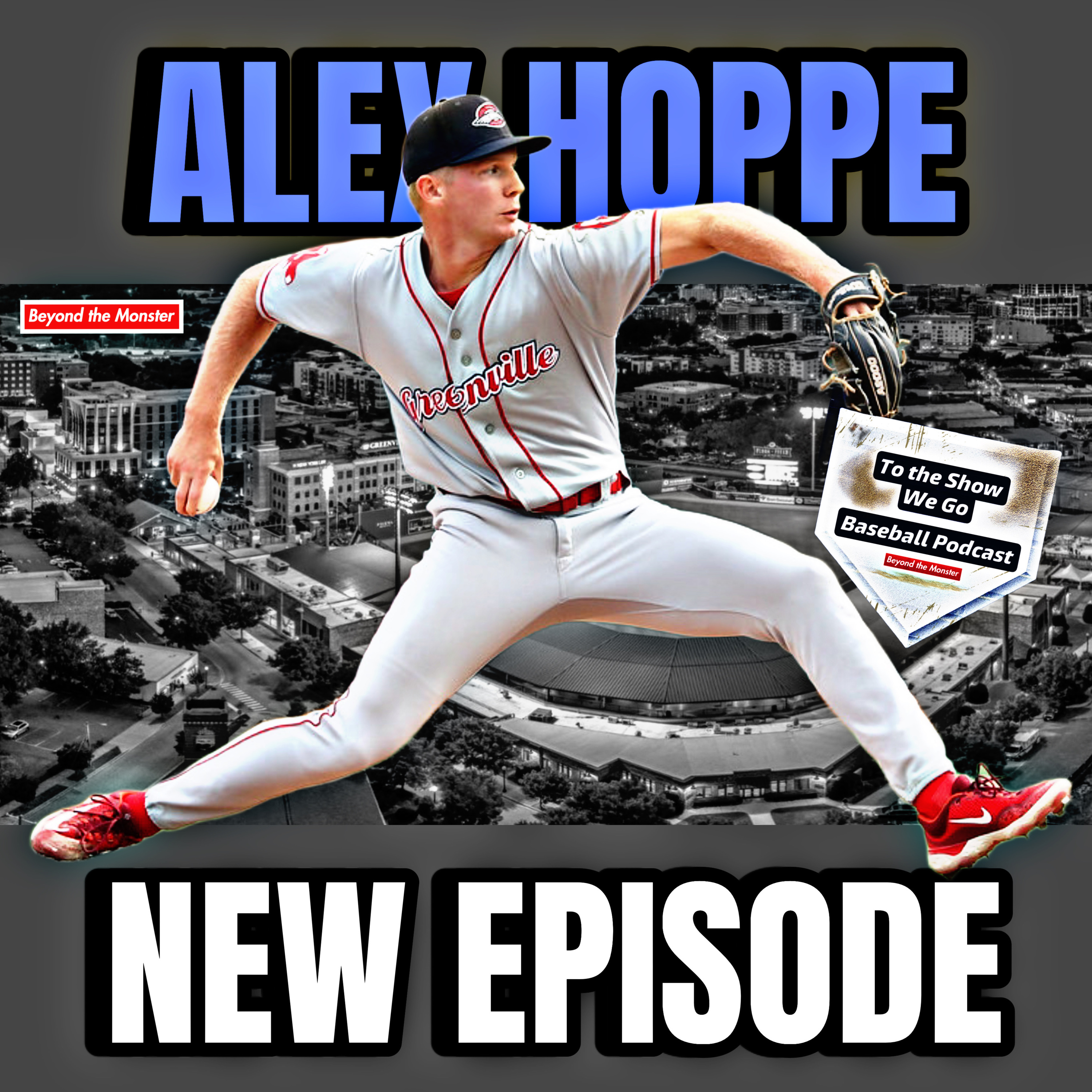 Red Sox minor league pitcher Alex Hoppe episode artwork