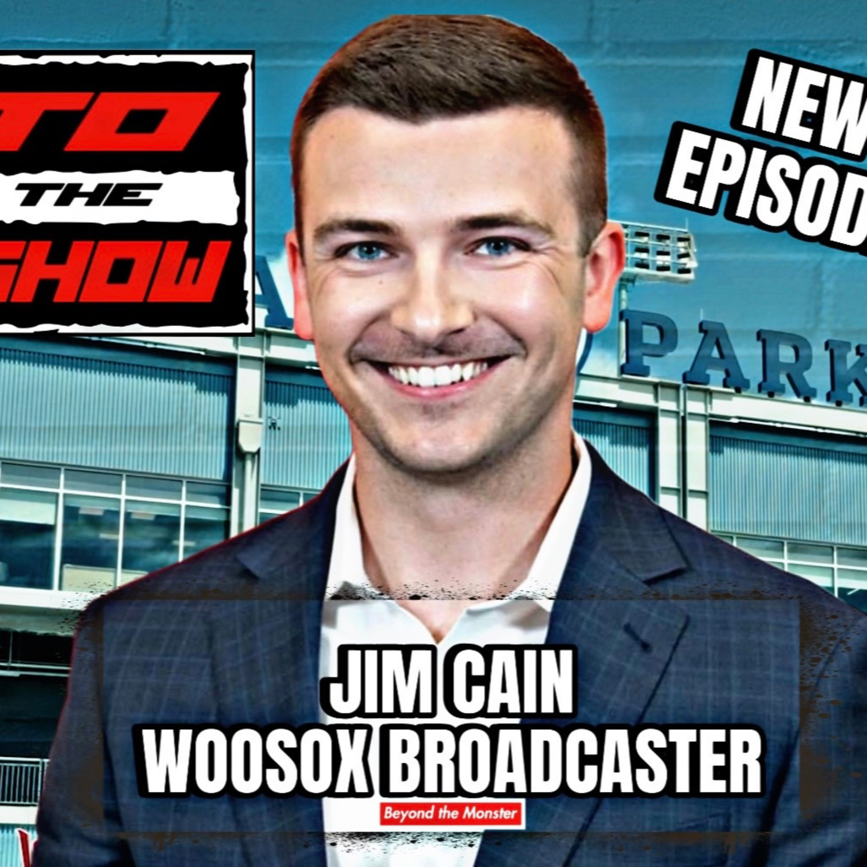 WooSox broadcaster Jim Cain episode artwork