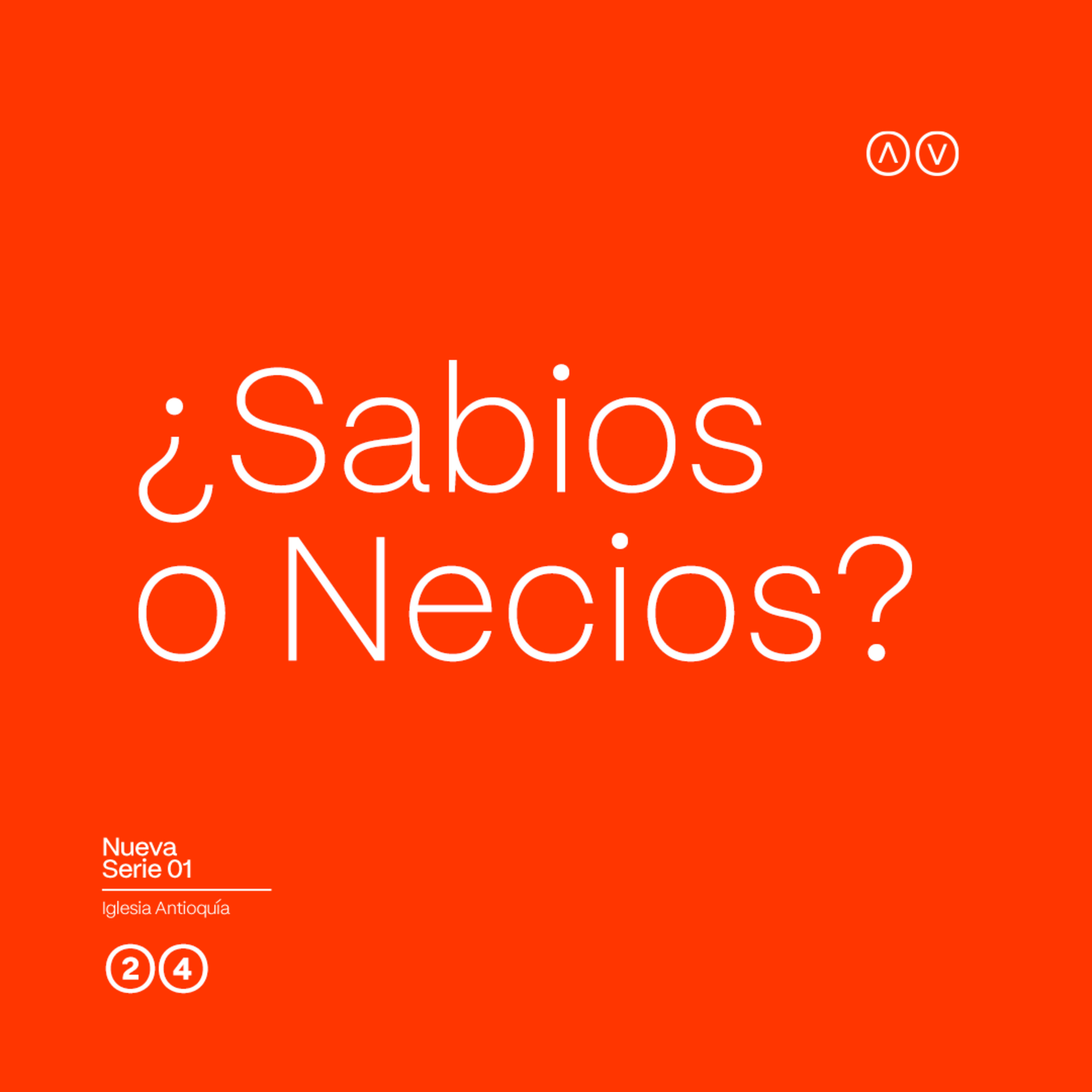 ¿Sabios o Necios? | Alfonso Muñoz | 2024 episode artwork