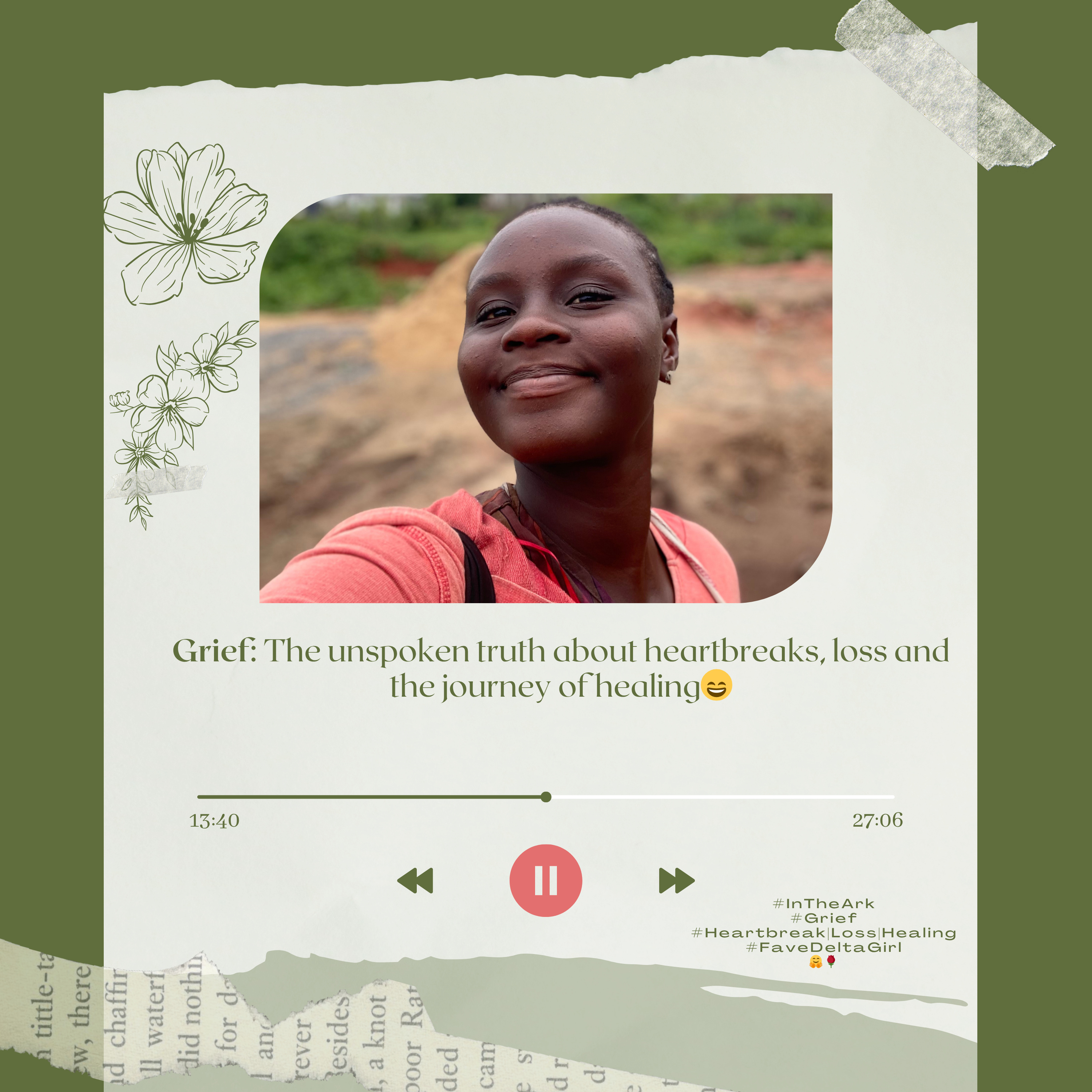 Grief: The unspoken truth about heartbreaks, loss and healing ❤️‍🩹🌸 episode artwork