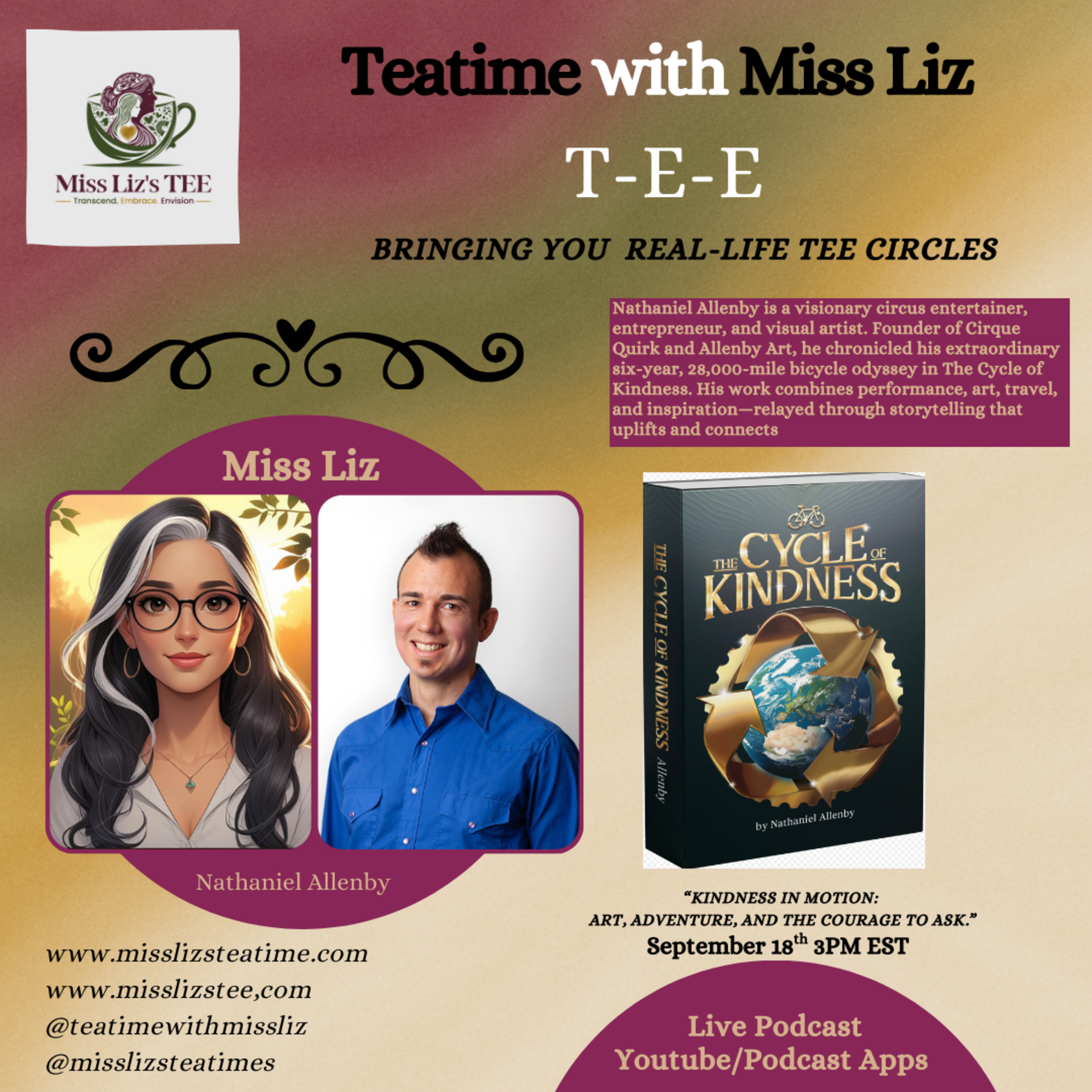 Miss Liz's Serves Nathaniel Allenby "The Cycle of Kindness"