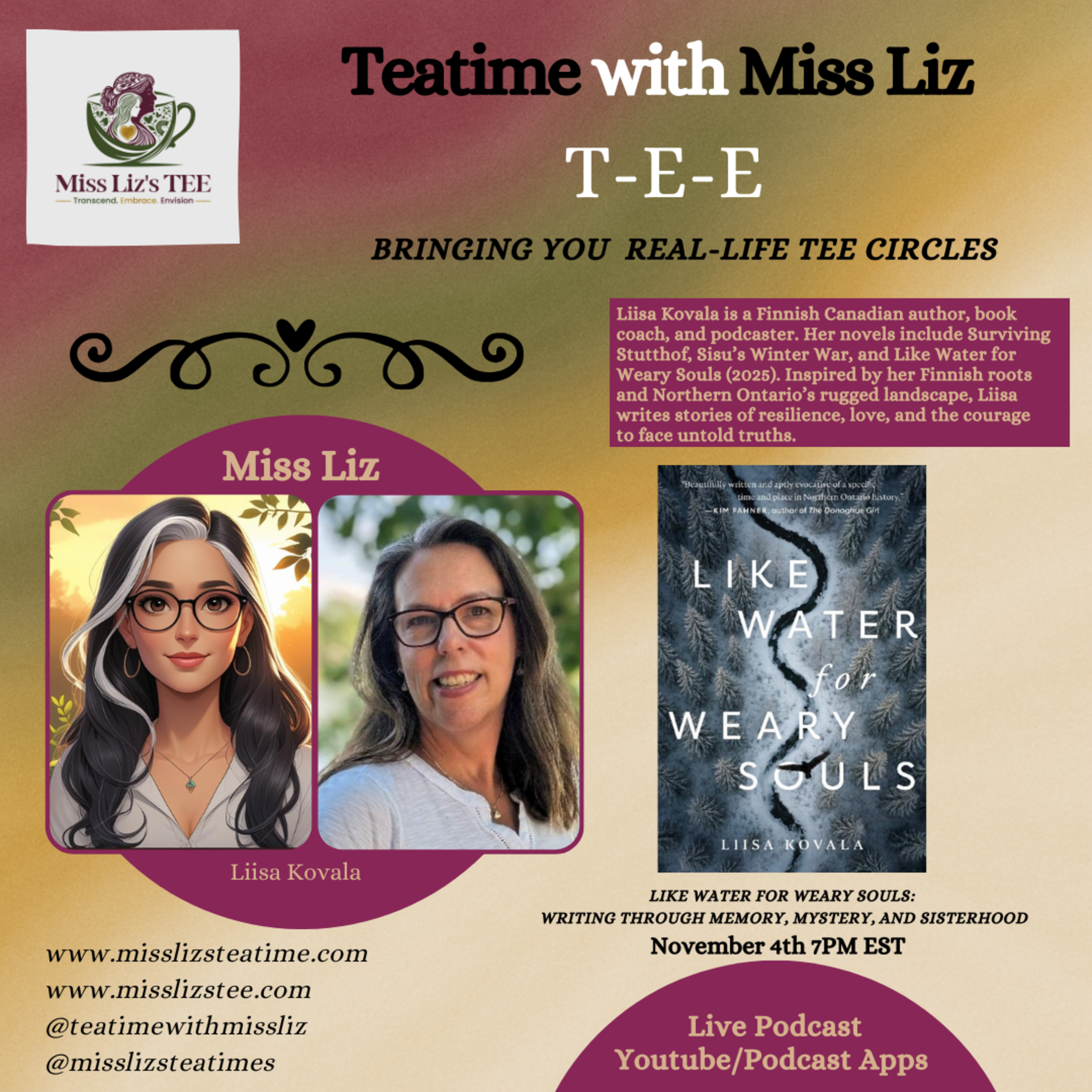 Teatime with Miss Liz