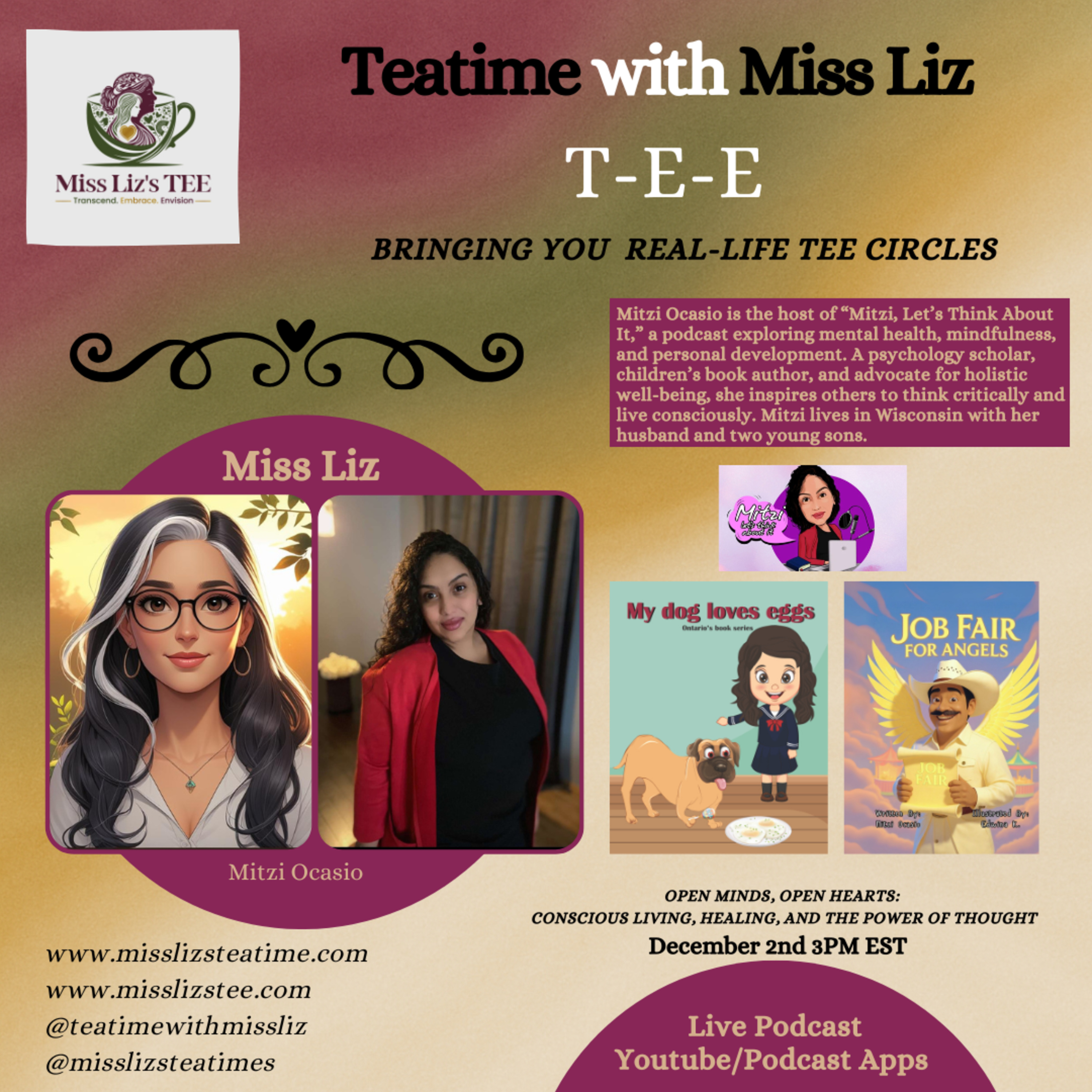 Miss Liz Serves Mitzi Ocasio Let's Think About It