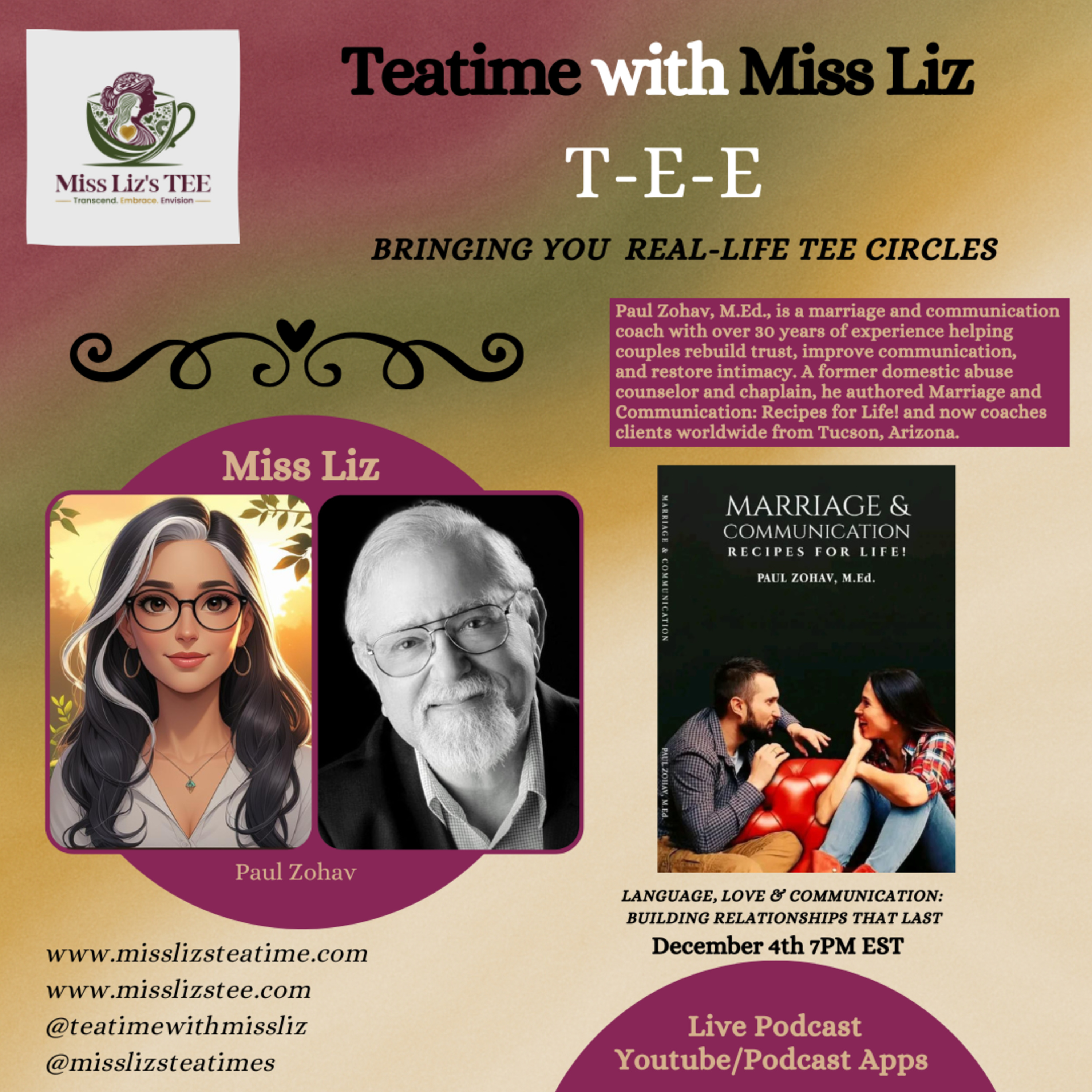 Miss Liz Serves: Paul Zohav Marriage & Communication