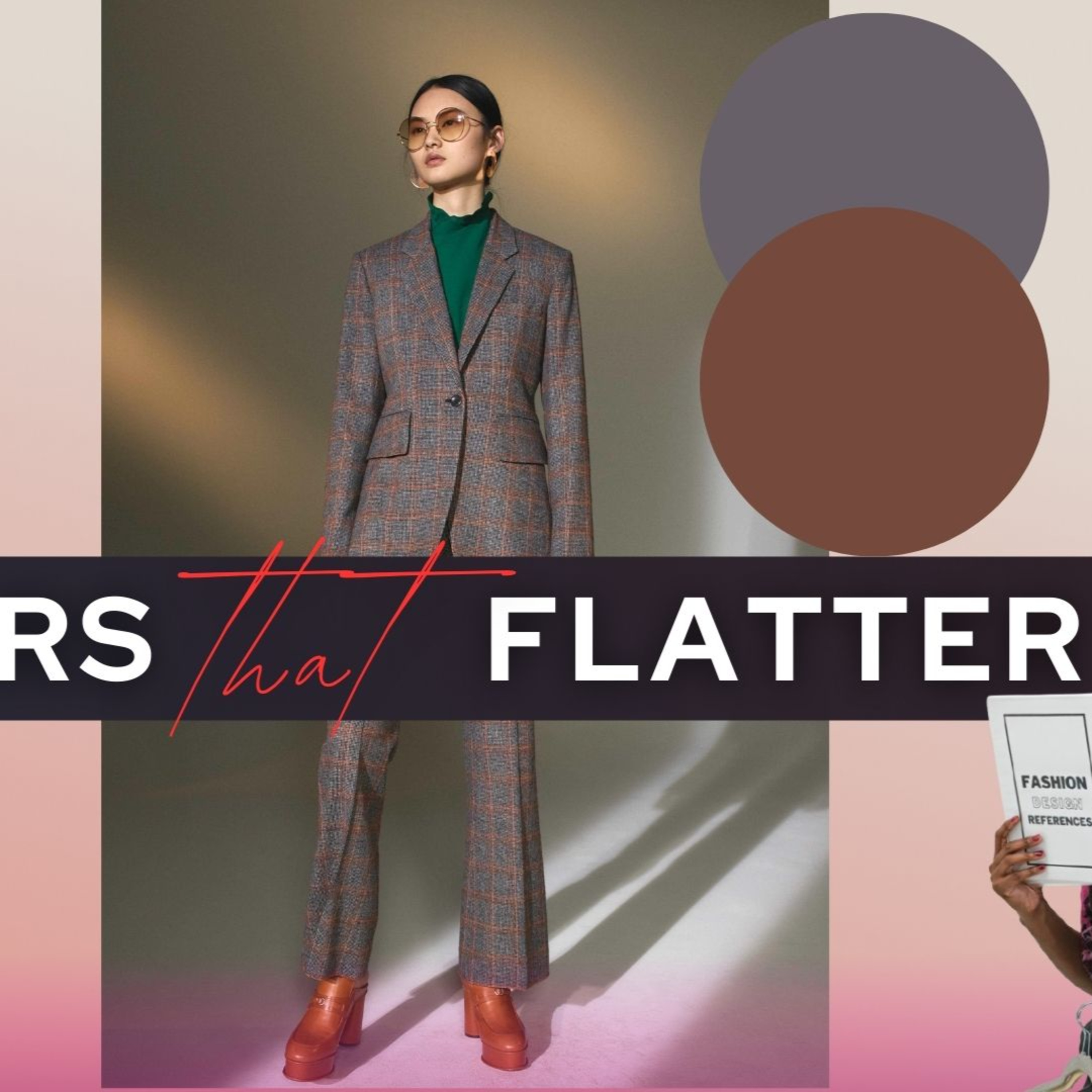 Plaid Pant Suit with Single Button Blazer Color Combos w Mikara Reid || Derek Lam OOTD Inspiration episode artwork