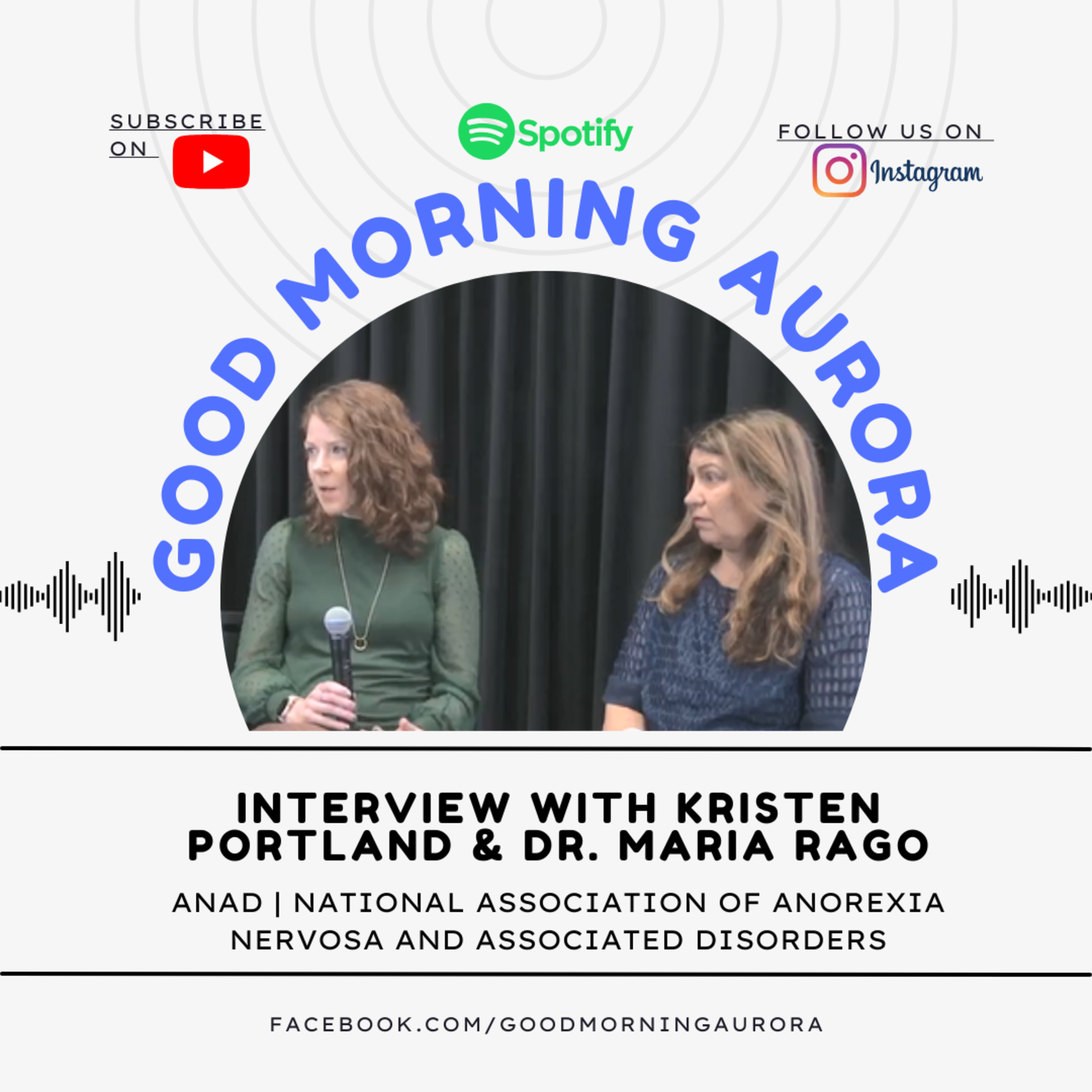 Monday | 2/19/2024 | ANAD Eating Disorders Interview (Dr. Maria Rago & Kristen Portland) episode artwork