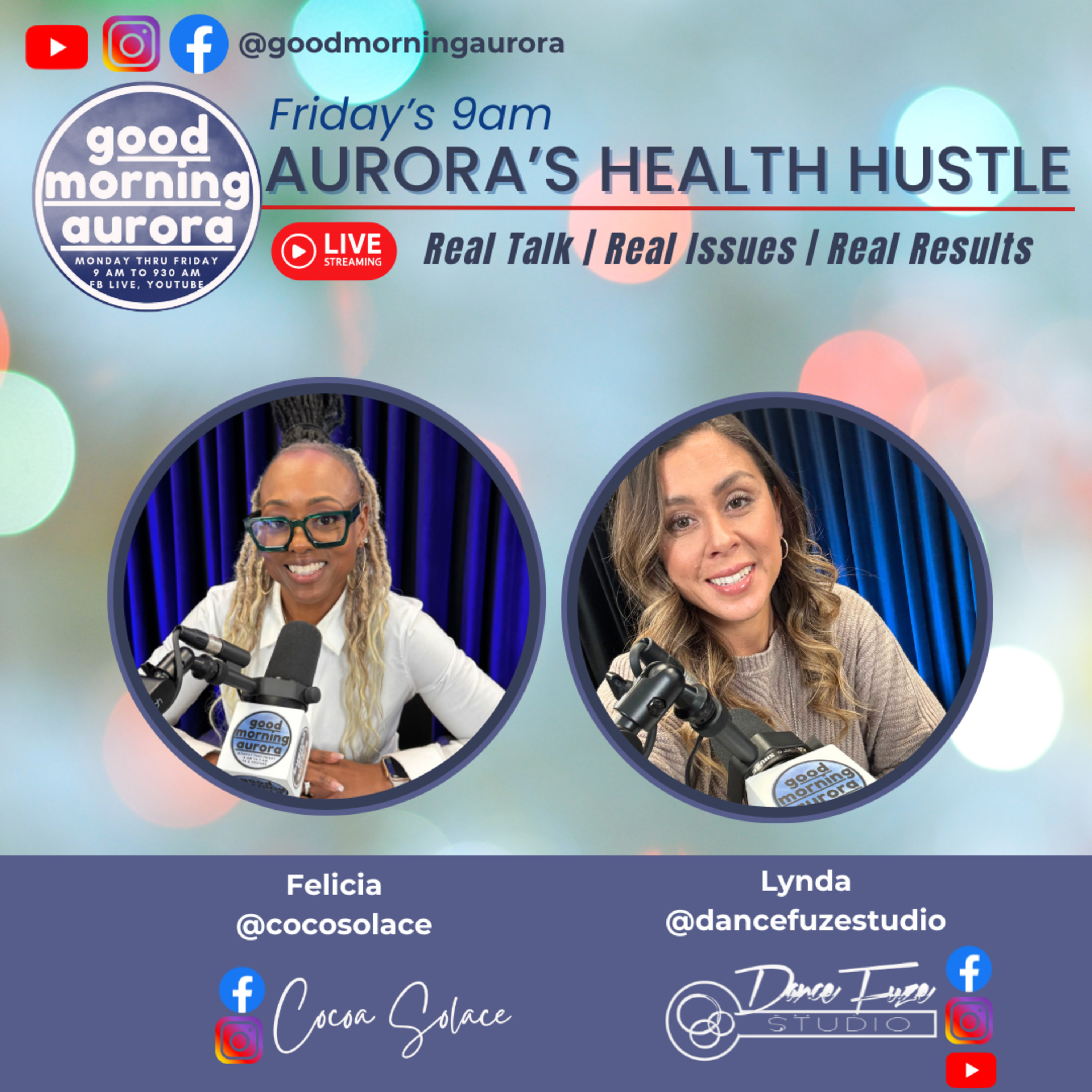 Aurora Health Hustle w/ Lynda White (Dance Fuze Studios) & Cocoa Solace  episode artwork
