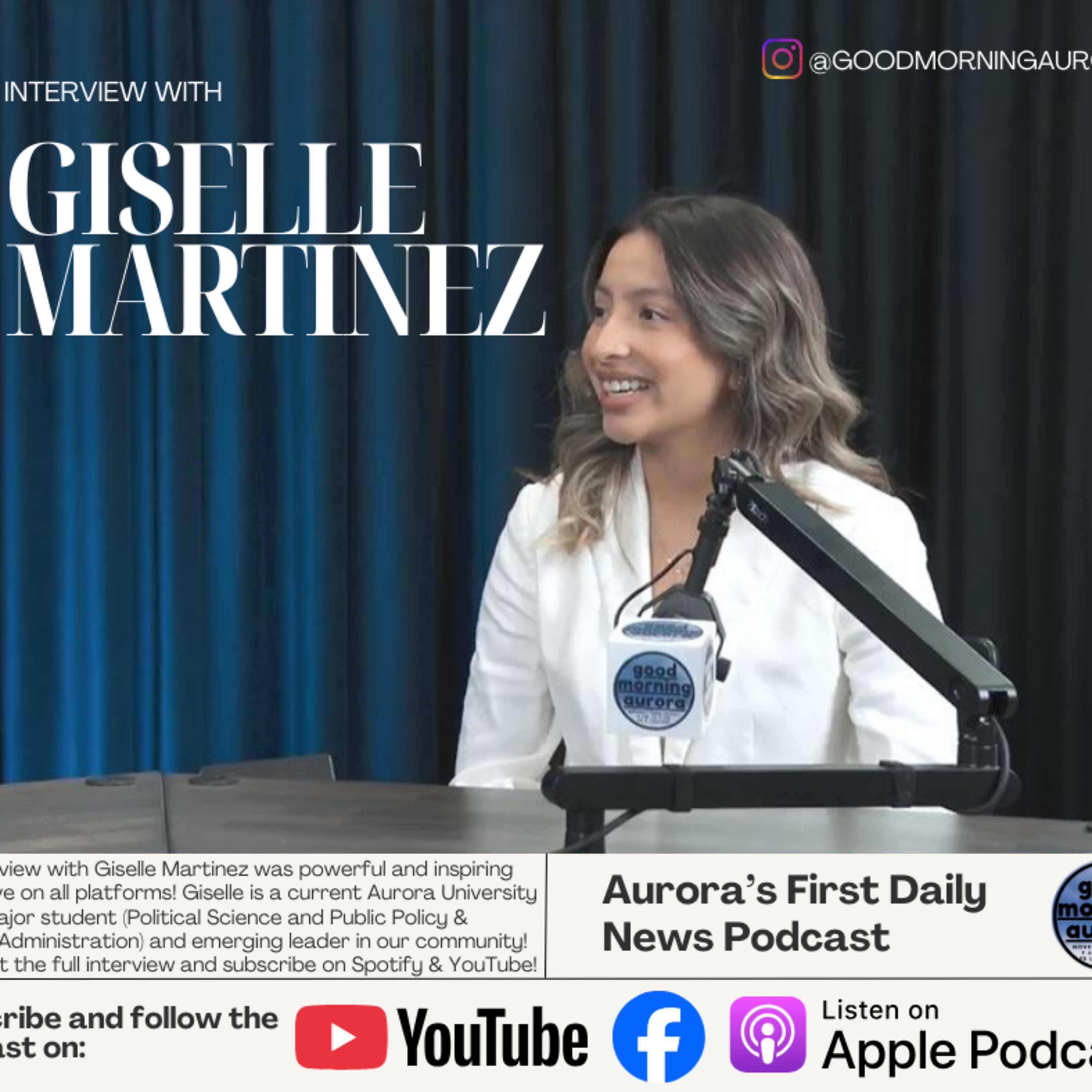 Interview w/ Giselle Martinez | Aurora University Student (Education & Advocacy) episode artwork