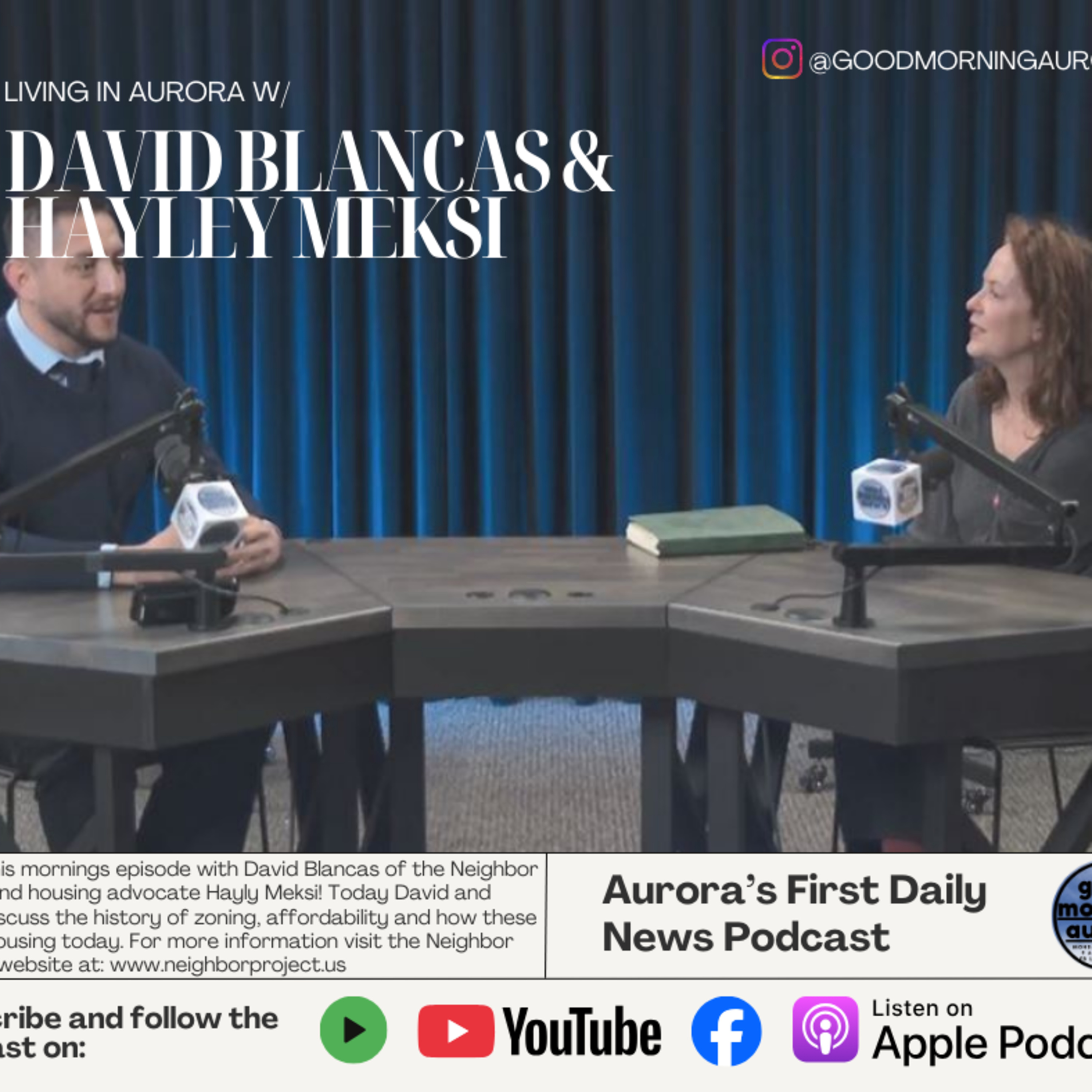Living In Aurora w/ David Blancas & Hayley Meksi | Zoning & Housing Affordability episode artwork