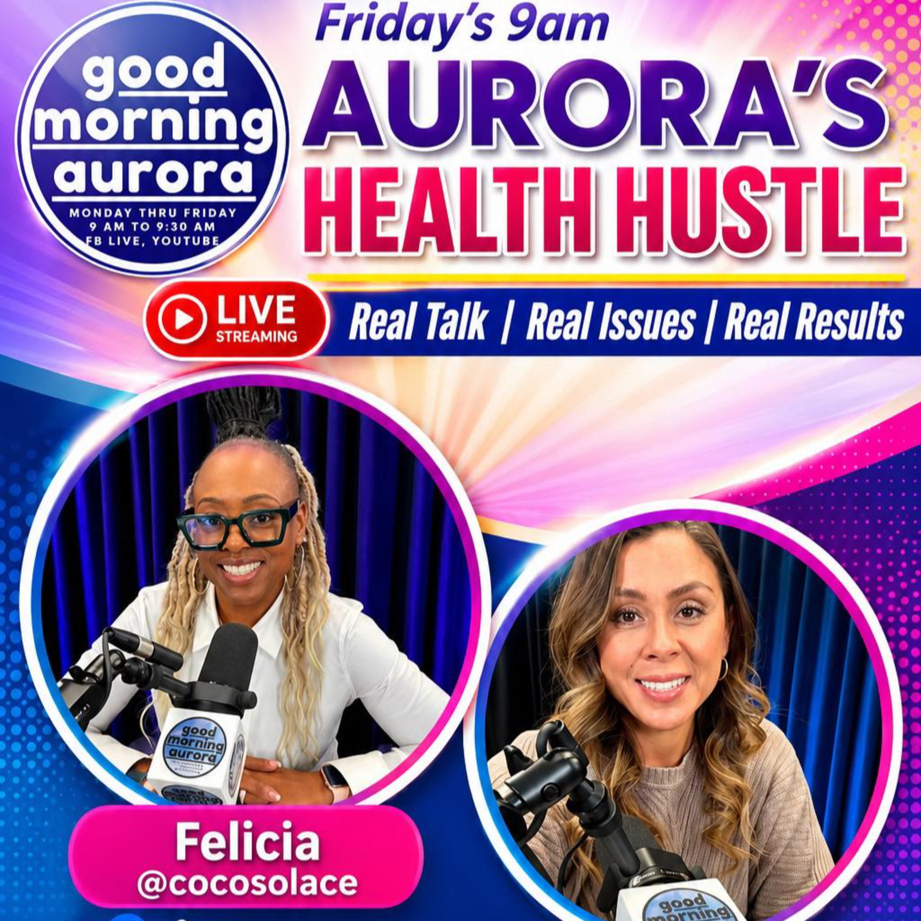 Aurora Health Hustle w/ Lynda White & Cocoa Solace episode artwork