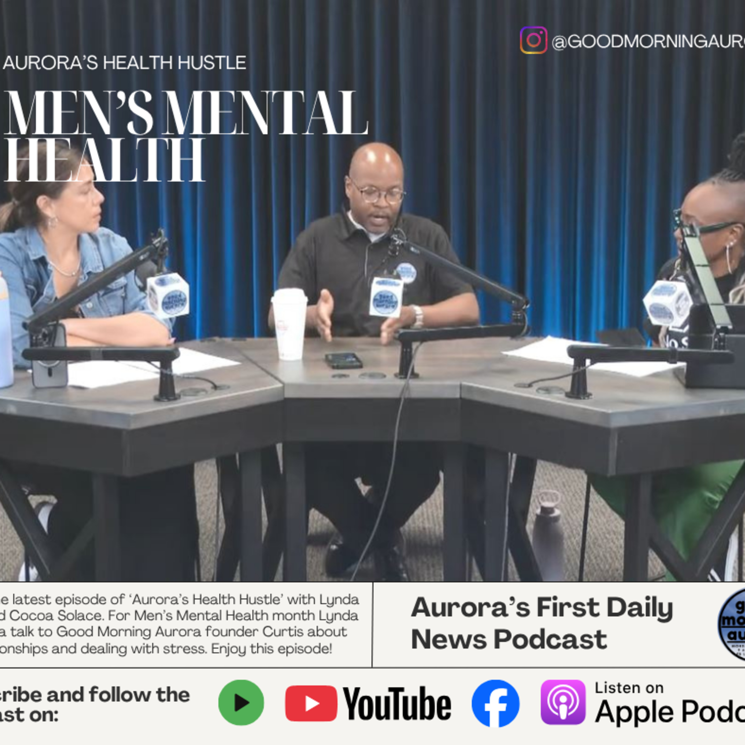 Aurora Health Hustle | Men's Mental Health Month Discussion episode artwork