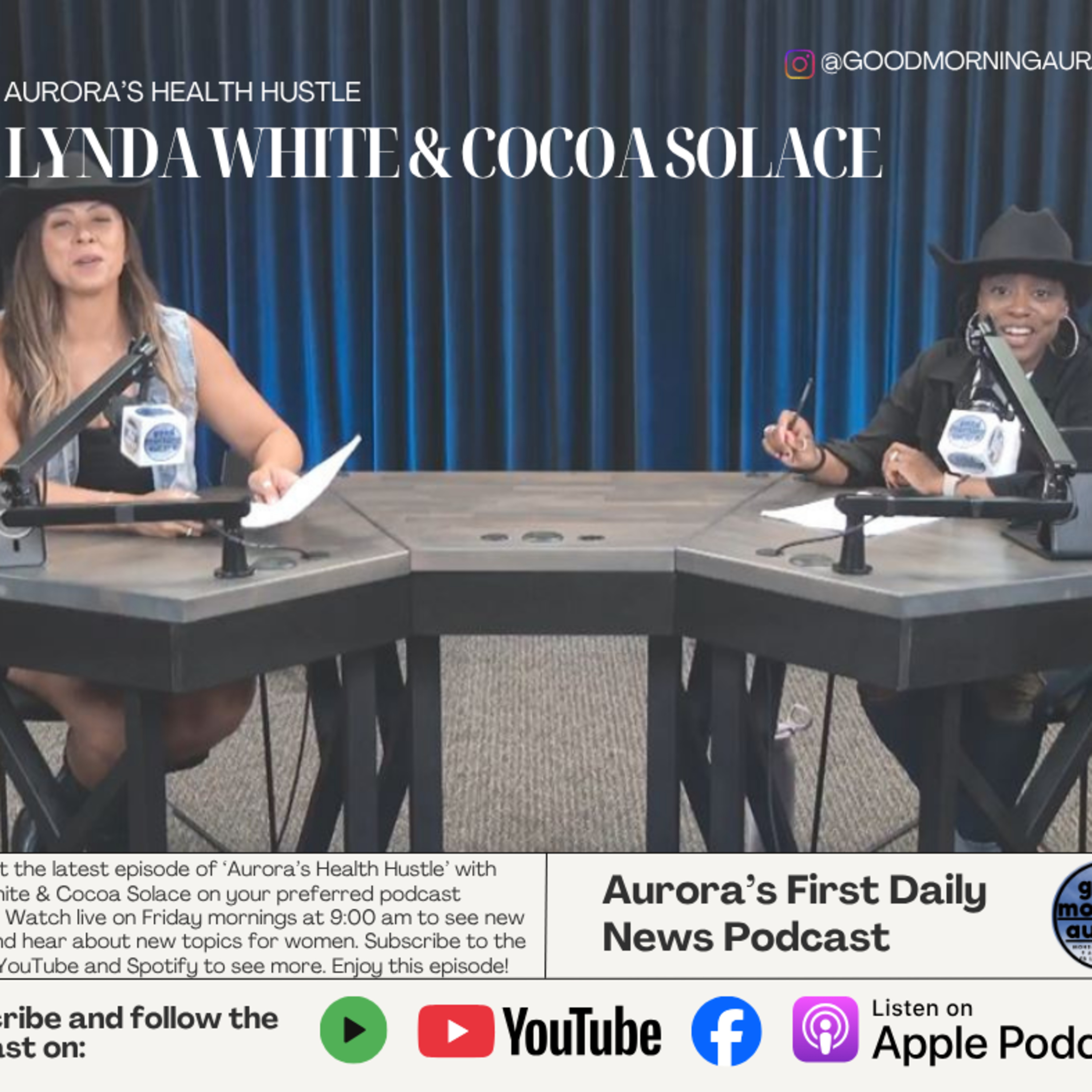 Aurora's Health Hustle w/ Lynda White & Cocoa Solace episode artwork
