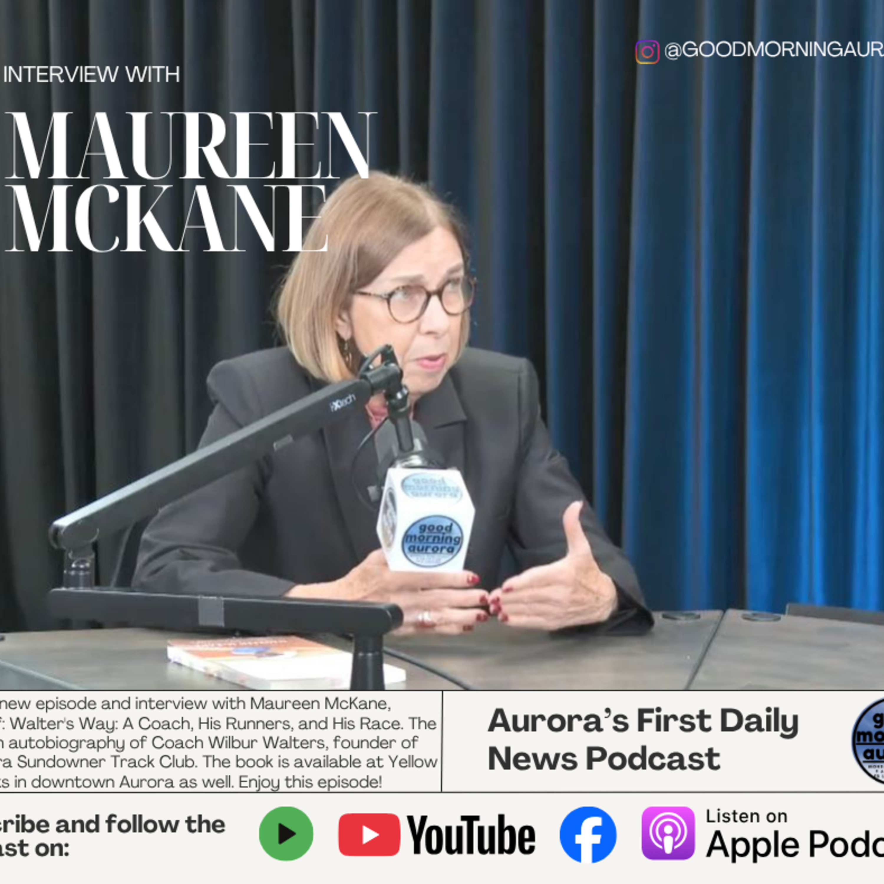 Interview w/ Maureen McKane | Author: Walter's Way: A Coach, His Runners, and His Race episode artwork