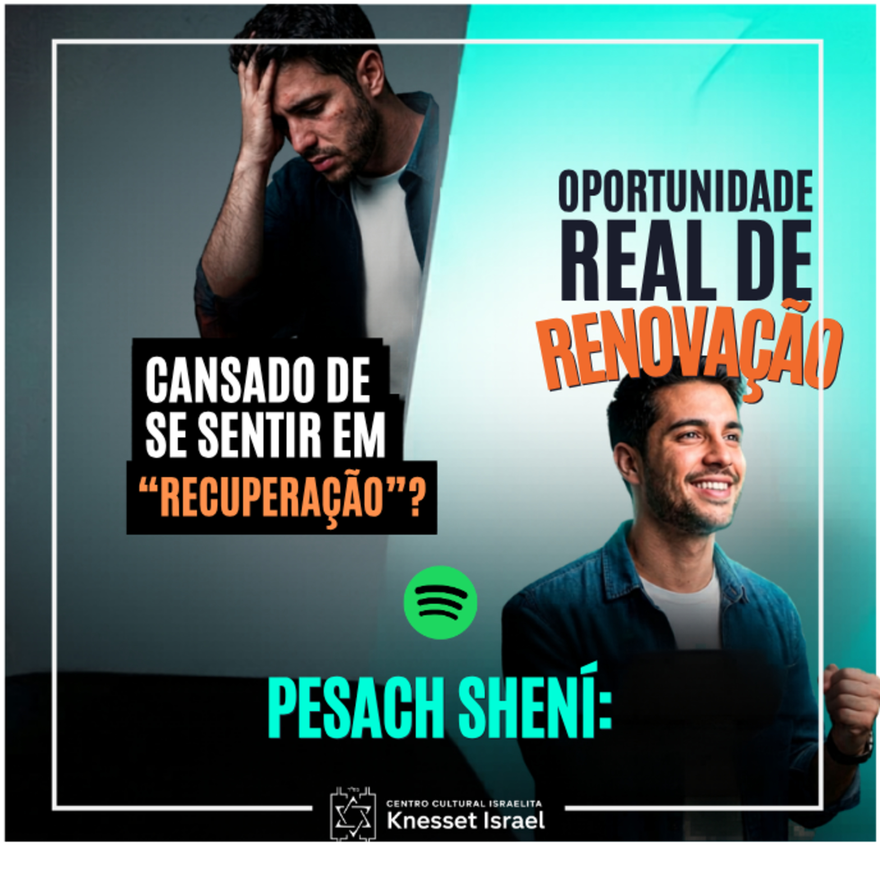 1380 Cansado de se sentir em "recuperação"? Oportunidade real de renovação. Pêssach Shení
