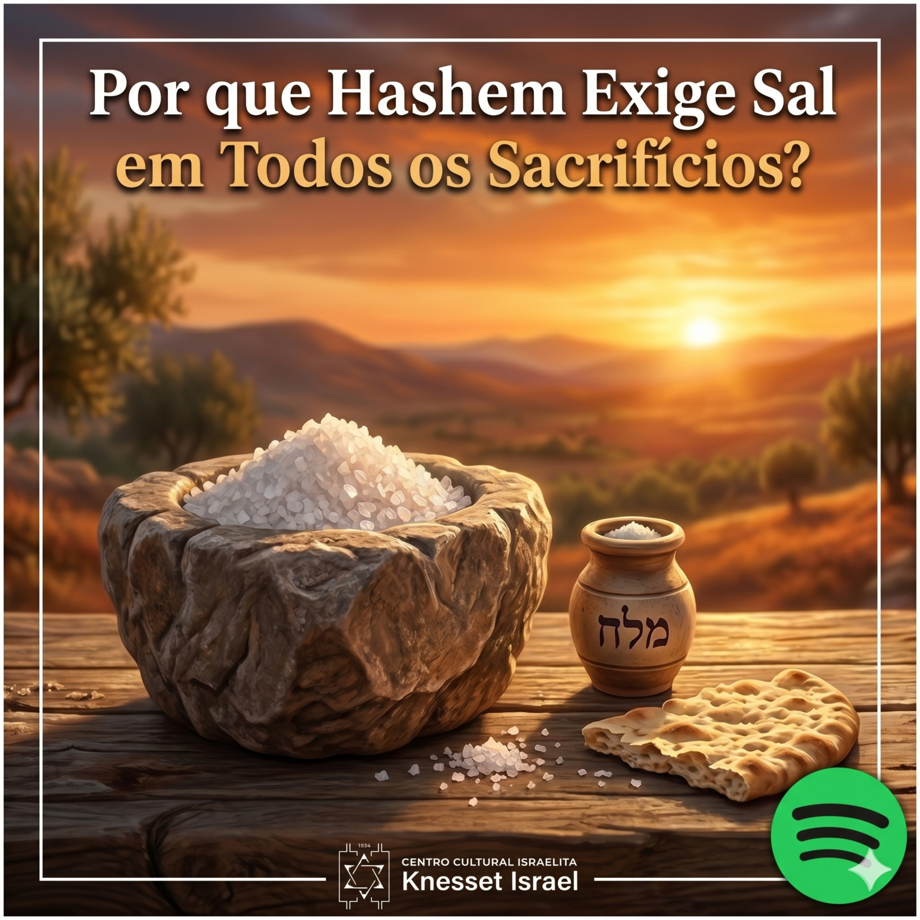 1413 Por que Hashem Exige Sal em Todos os Sacrifícios?