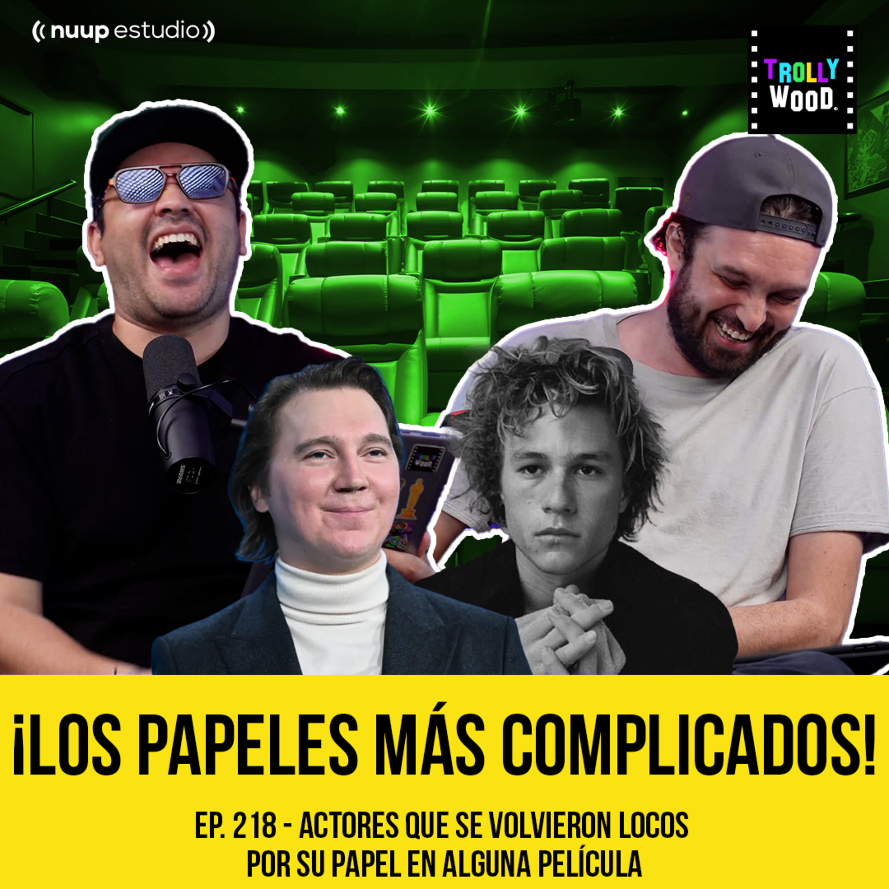 Ep. 218 - Actores que se volvieron LOCOS por su papel en alguna película