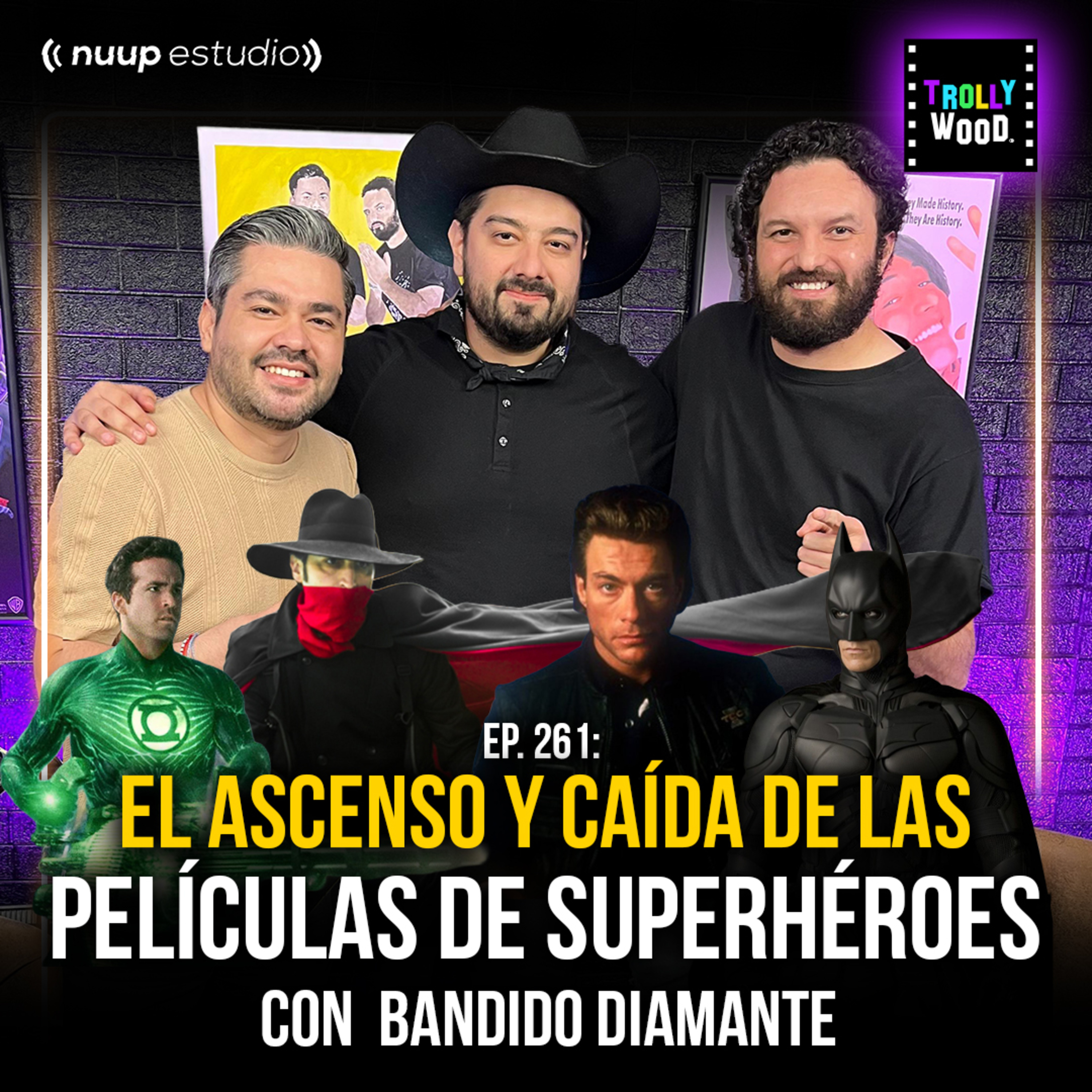 Ep. 261 - El ASCENSO y CAÍDA de las películas de Superhéroes con Bandido Diamante episode artwork