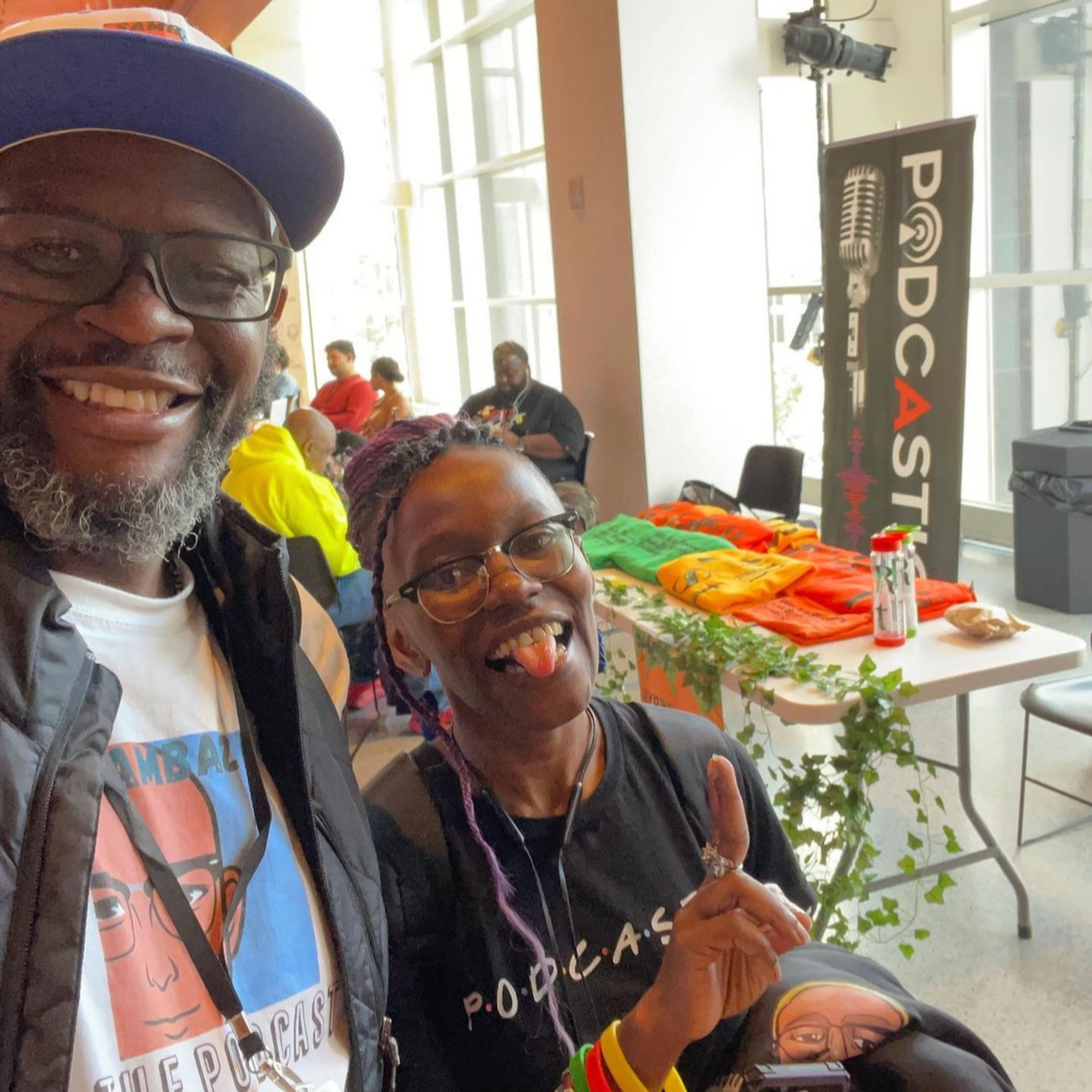 S7E8 - Lessons, Laughter and Connections (From Panels to After Parties): Unveiling our Experience at The 5th Annual Afros & Audio Podcast Conference <Part-1>!! thumbnail