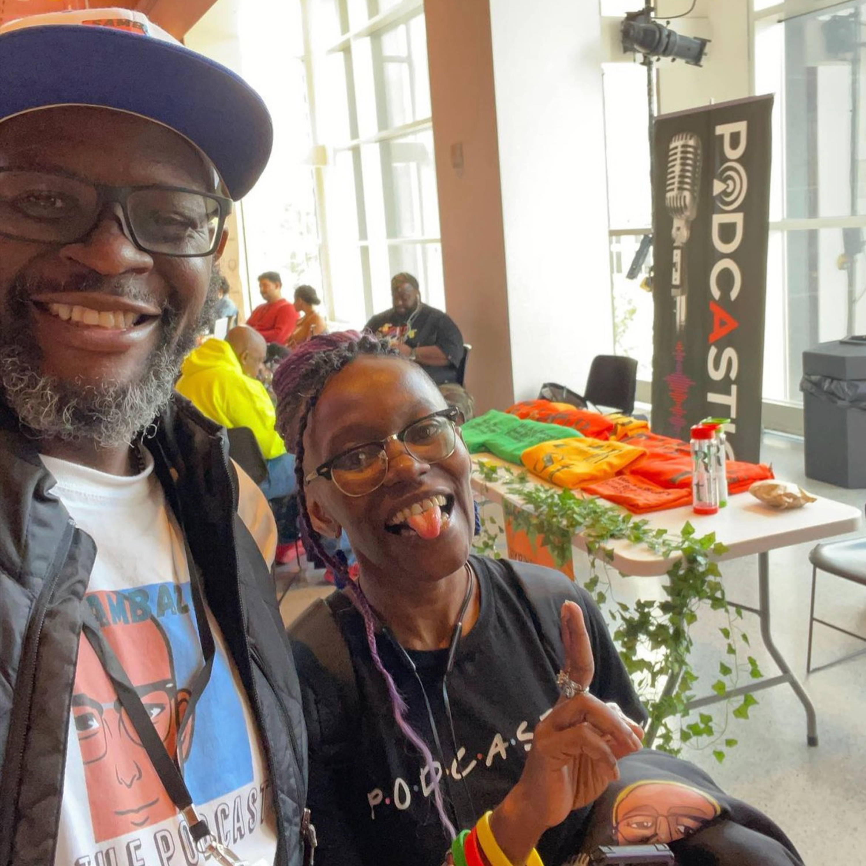 S7E8 - Lessons, Laughter and Connections (From Panels to After Parties): Unveiling our Experience at The 5th Annual Afros & Audio Podcast Conference <Part-2>!! thumbnail