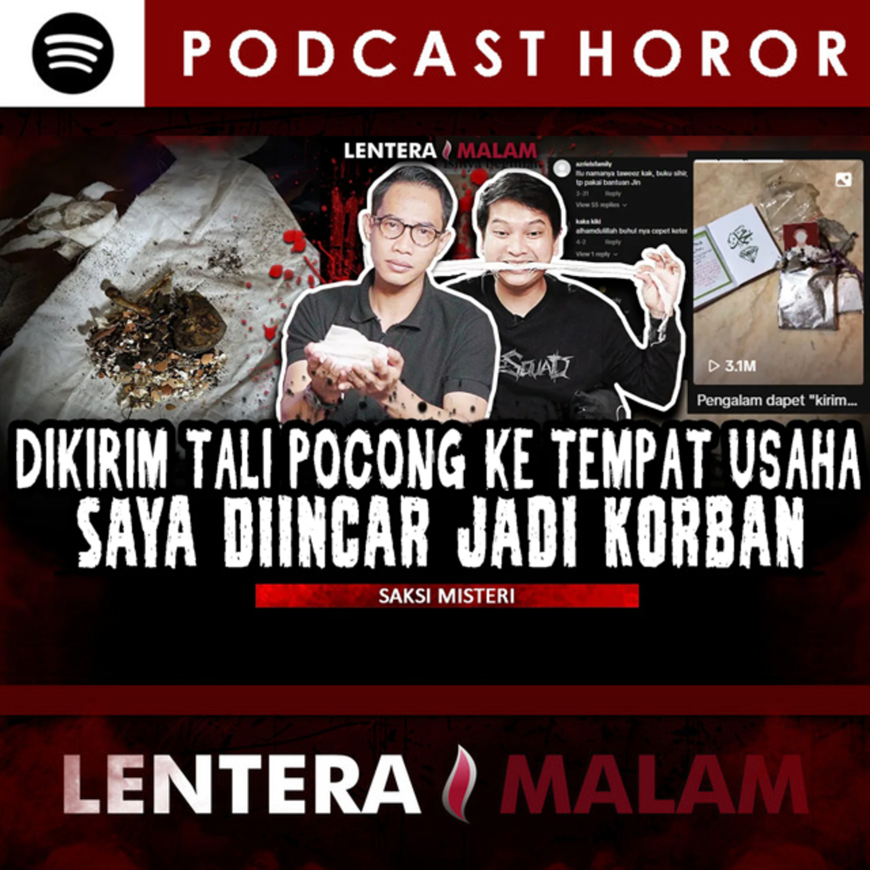 578 DIKIRIM TALI POCONG & TANAH KUBURAN SAMPAI HAMPIR MATI