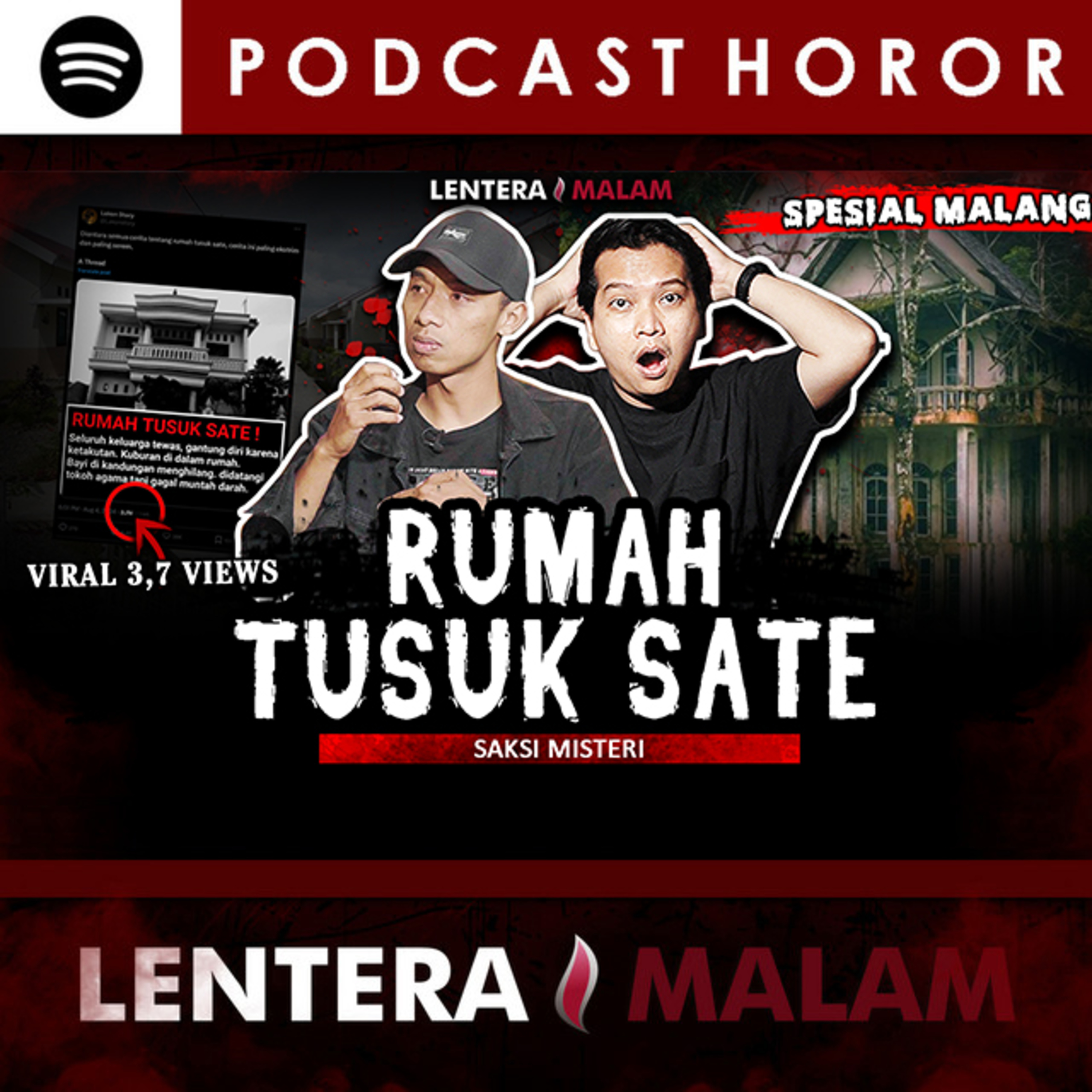 631 APA SESEREM INI KALO TINGGAL DI RUMAH TUSUK SATE?? LENTERA MALAM SPESIAL KOTA MALANG