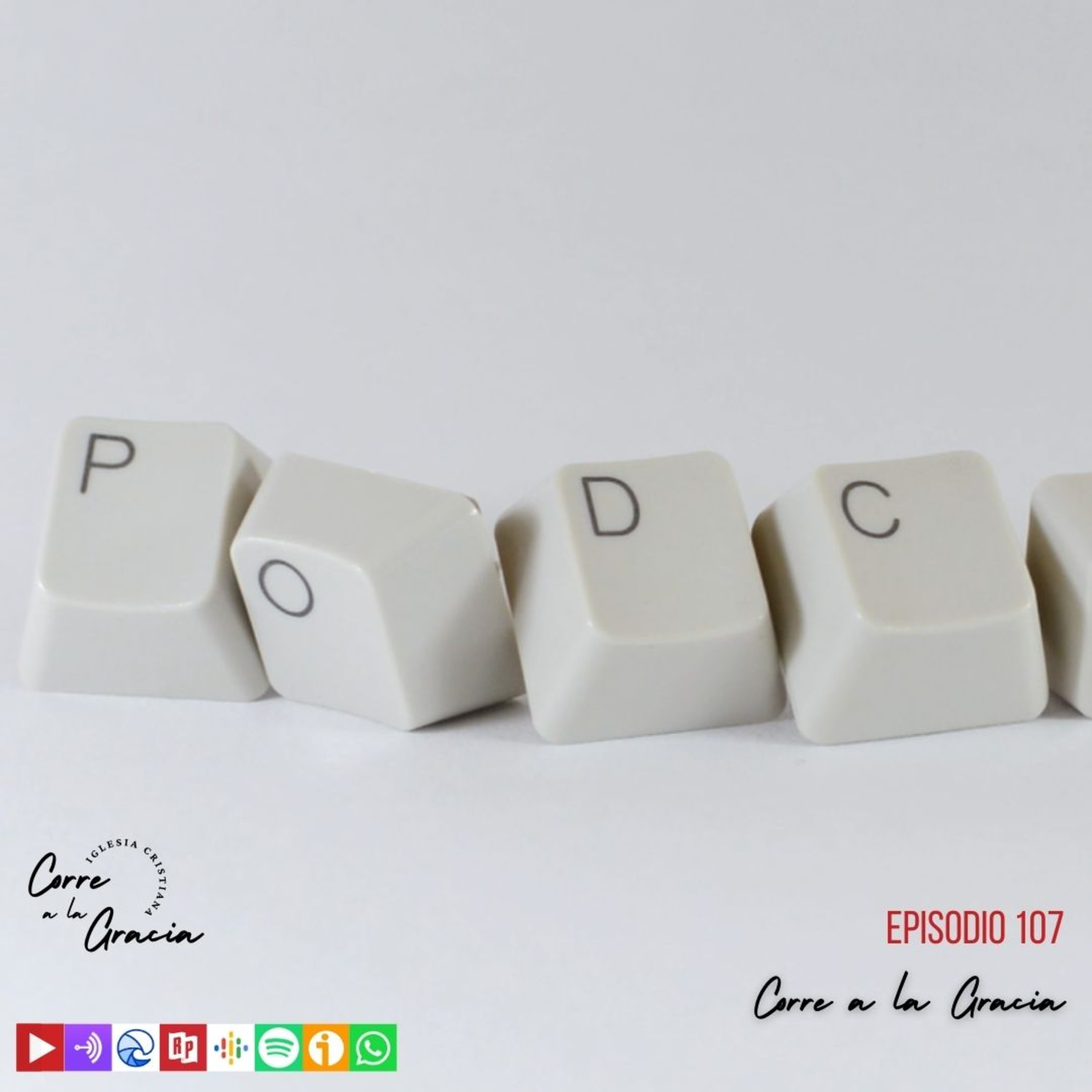 Portada de Corre a la Gracia Podcast
