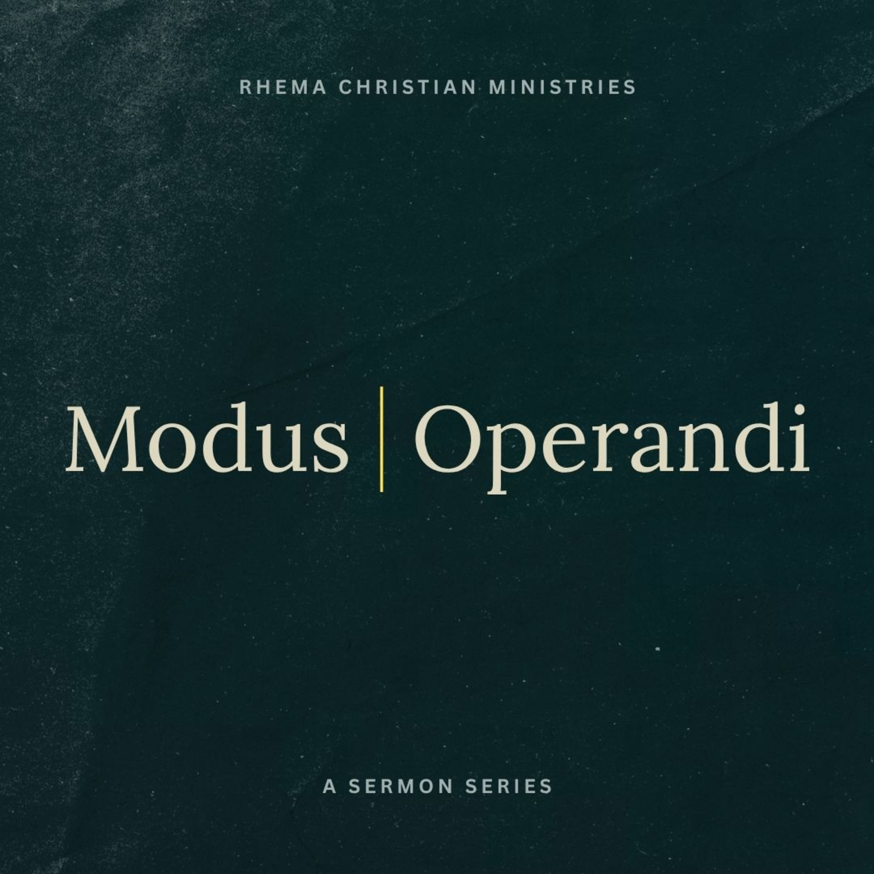Modus Operandi | by Pastor Roach
