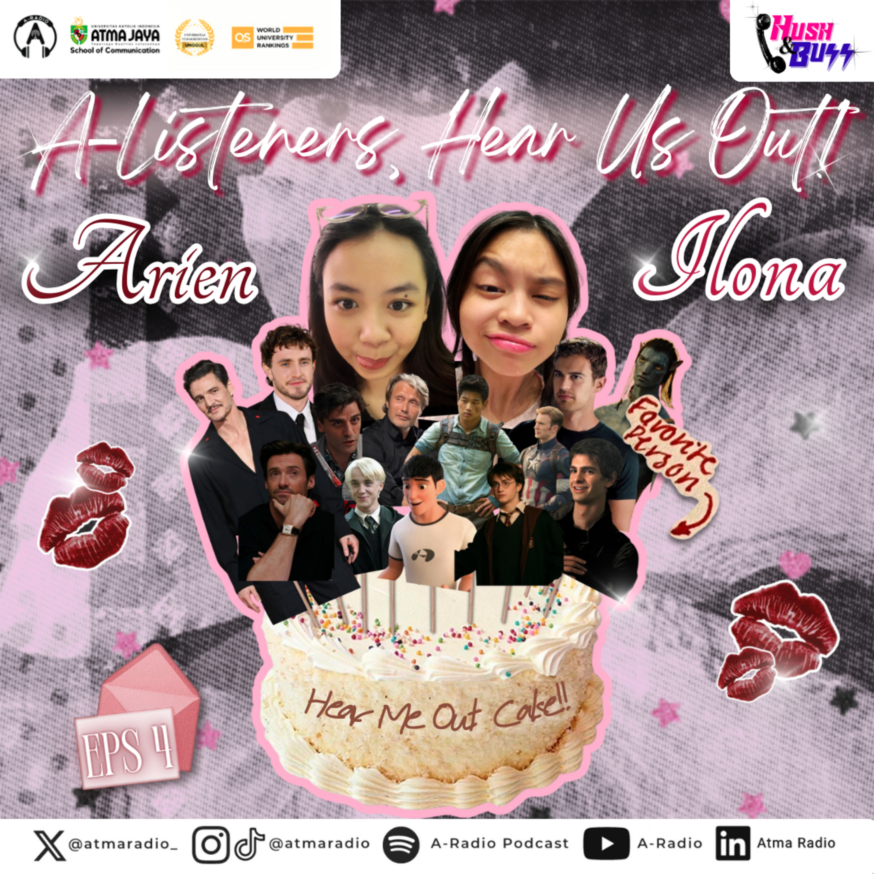 HUSH & BUZZ #4: A-LISTENERS, HEAR US OUTT📣‼ episode artwork