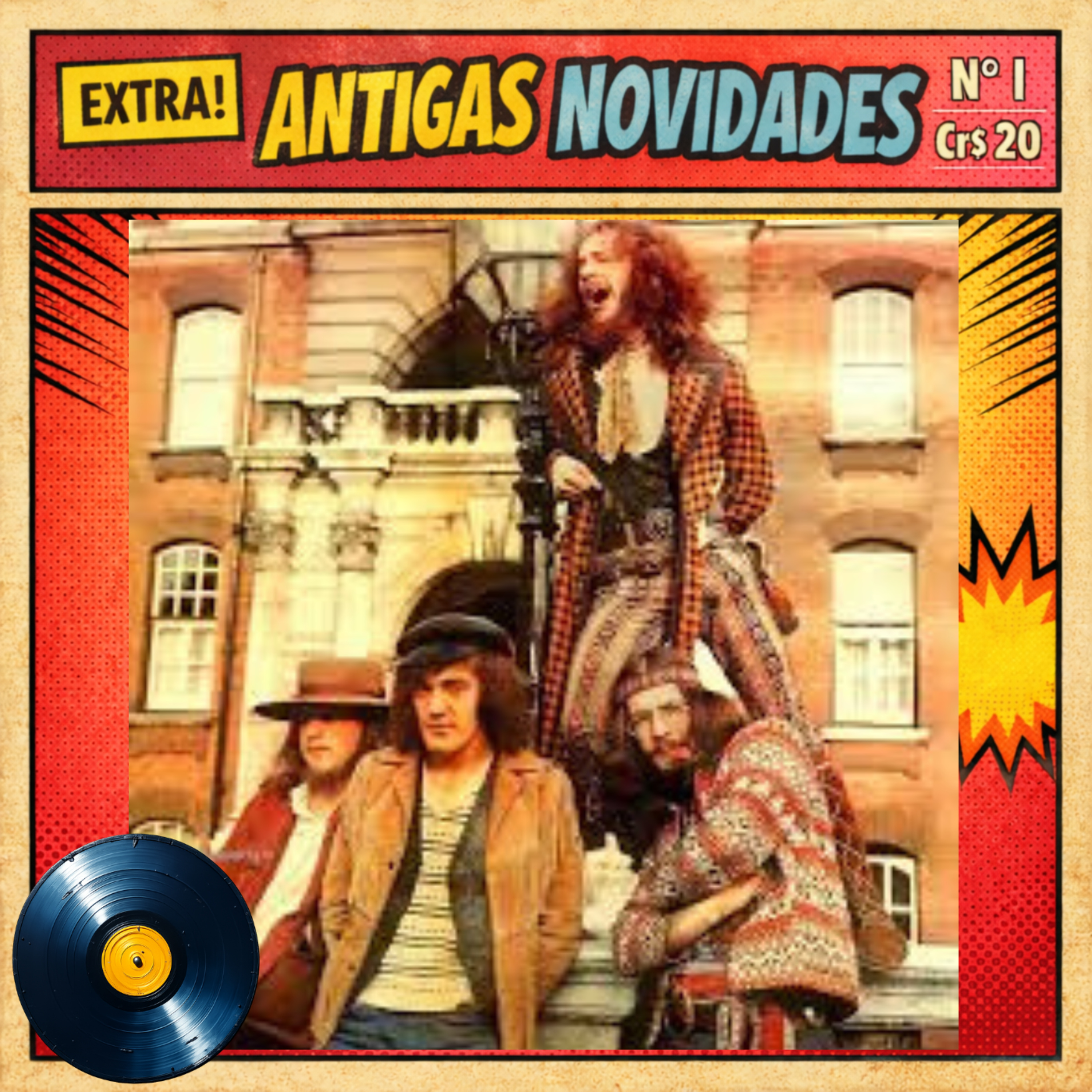 Antigas Novidades - rock, jazz, blues, heavy metal, rock progressivo e rock nacional