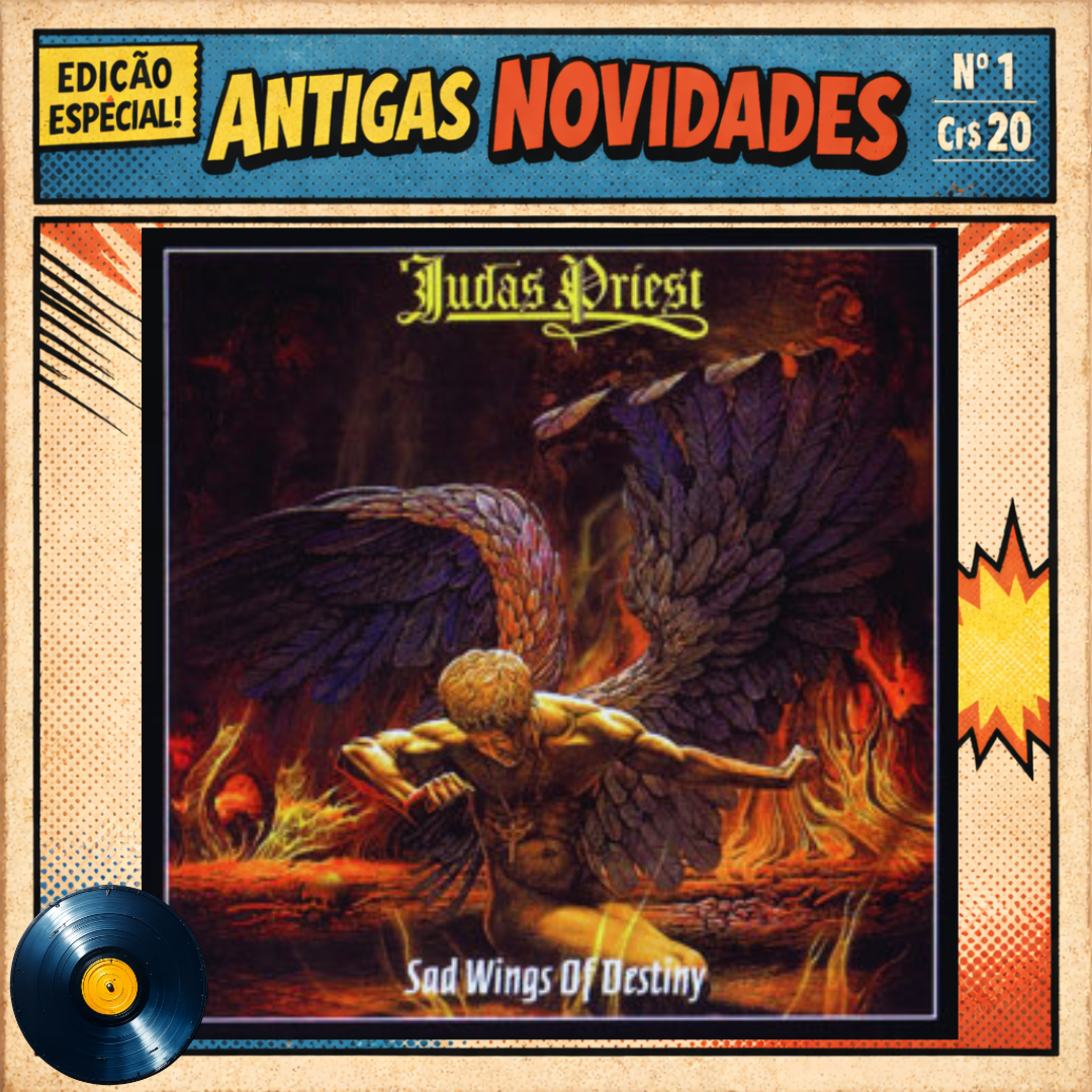 Antigas Novidades - rock, jazz, blues, heavy metal, rock progressivo e rock nacional