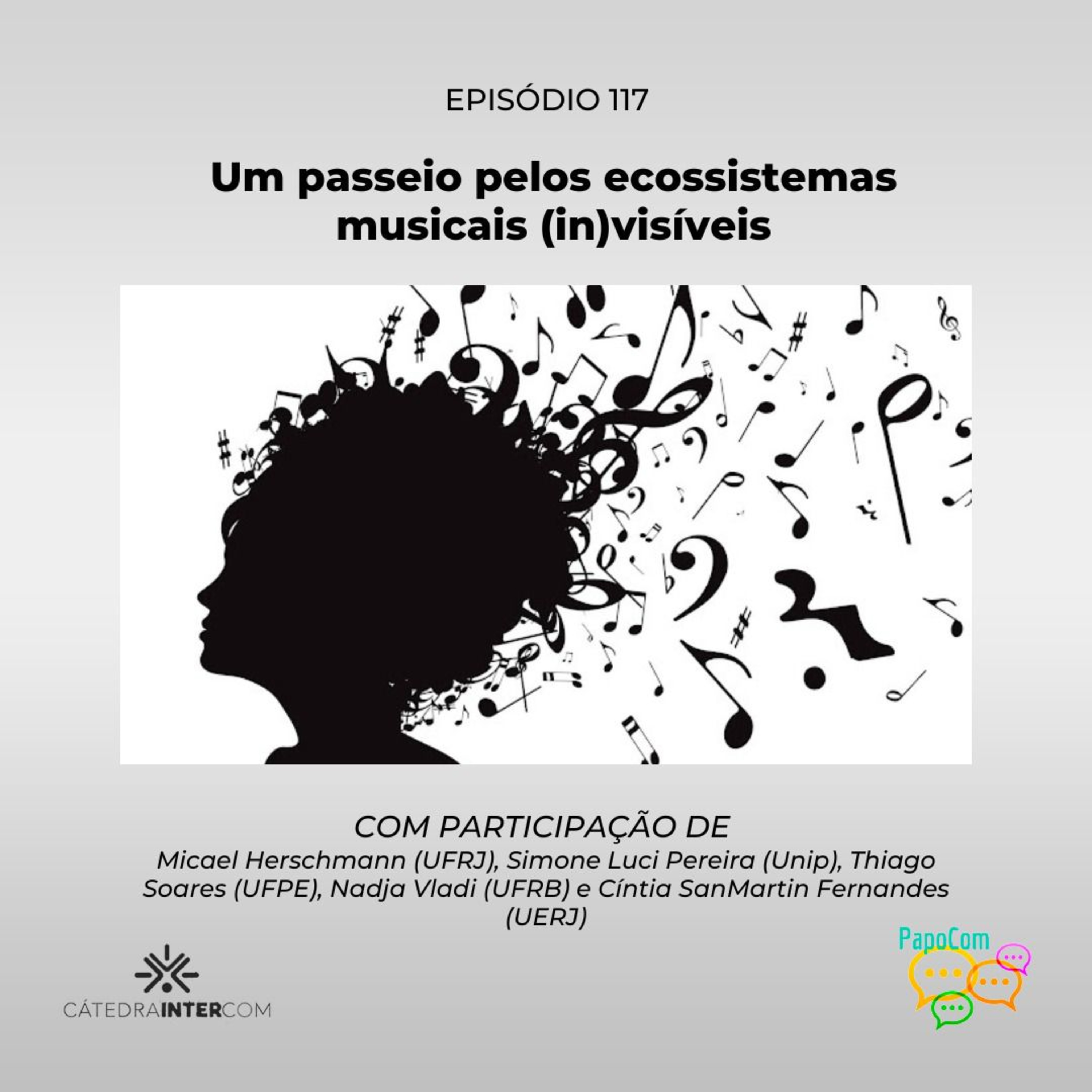 PapoCom #117 - Um passeio pelos ecossistemas musicais (in)visíveis (Cátedra Intercom) episode artwork