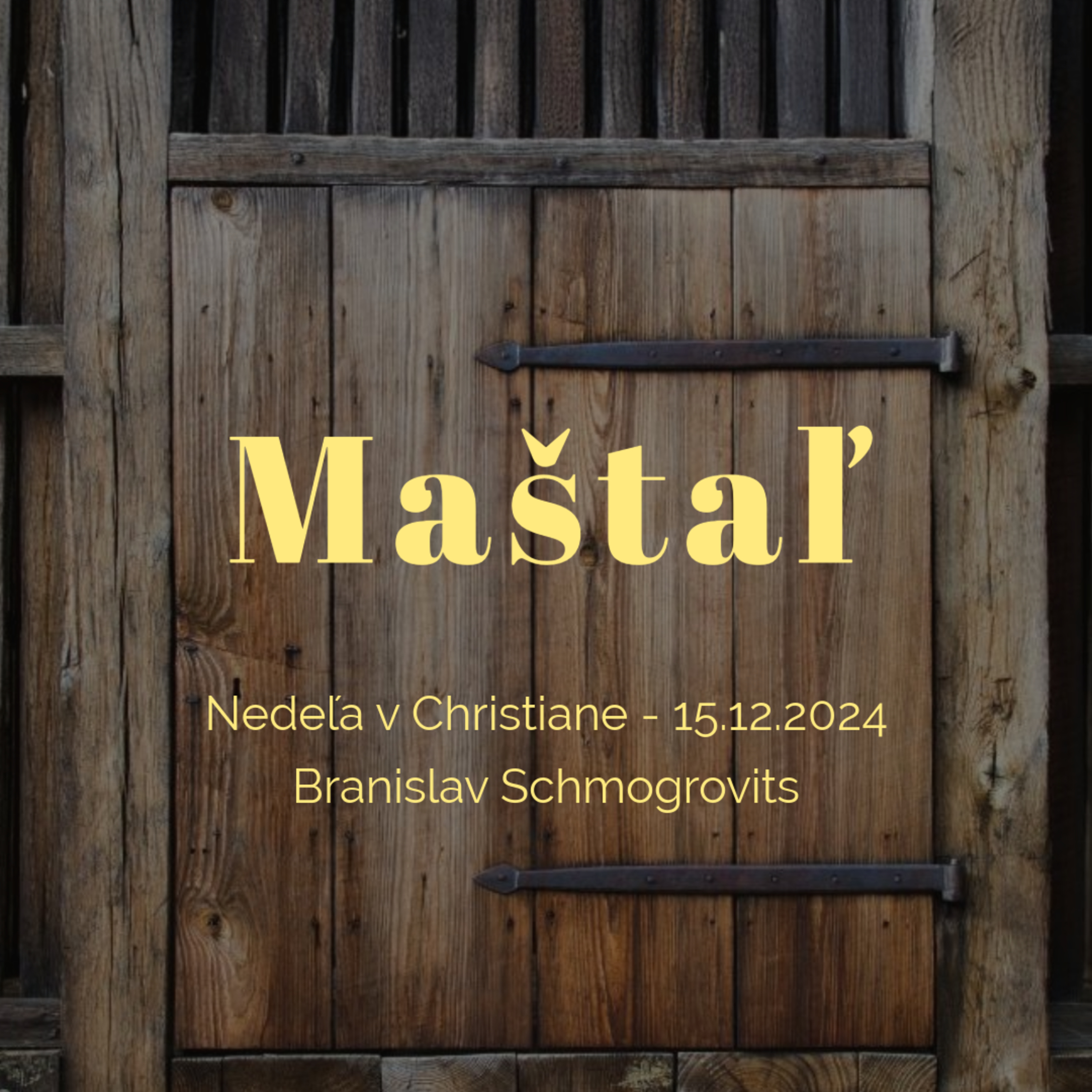 Maštaľ - Branislav Schmogrovits episode artwork