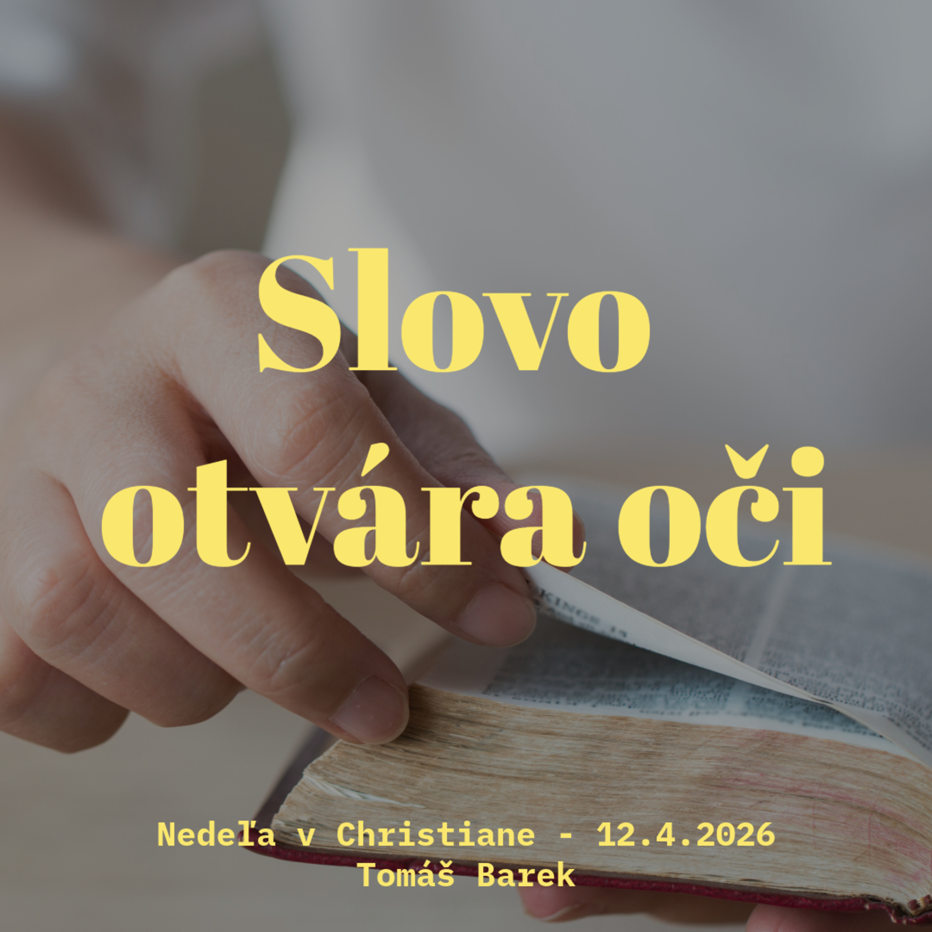 Slovo otvára oči - Tomáš Barek episode artwork