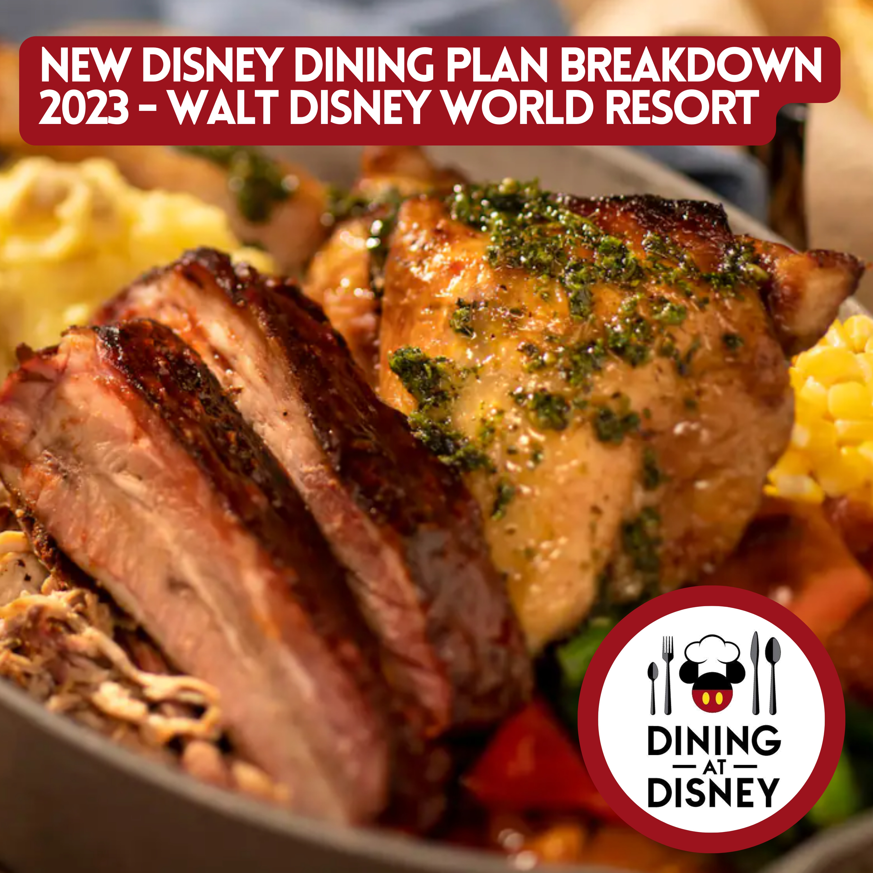 NEW Disney Dining Plan Breakdown 2023 - Walt Disney World + Donut Day