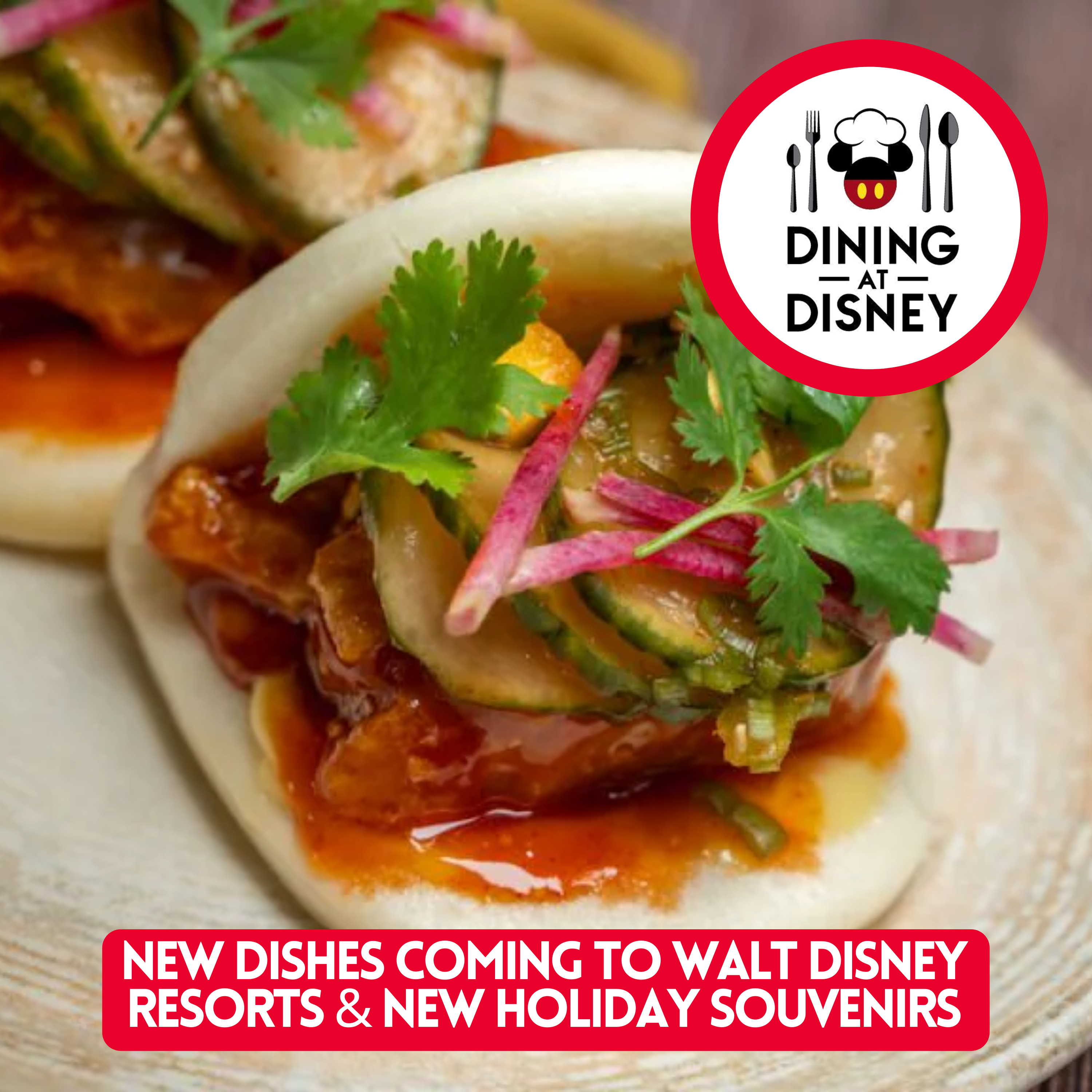 New Dishes and Holiday Souvenirs Coming to Walt Disney World Resort