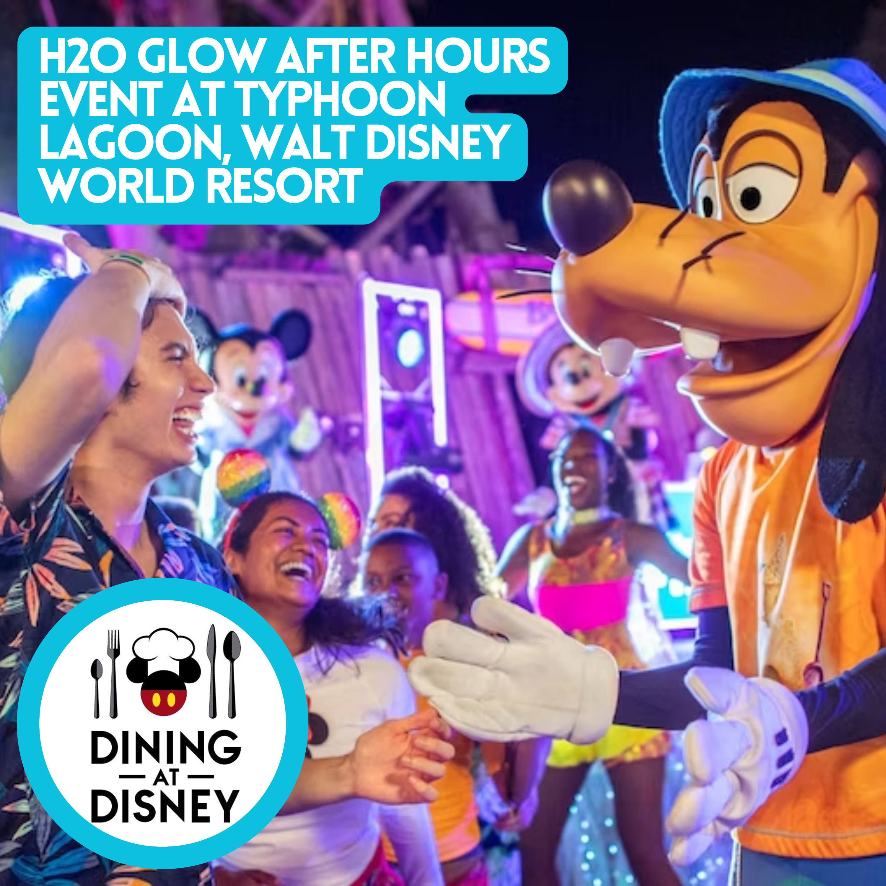 H2O Glow After Hours Event at Typhoon Lagoon, Walt Disney World Resort