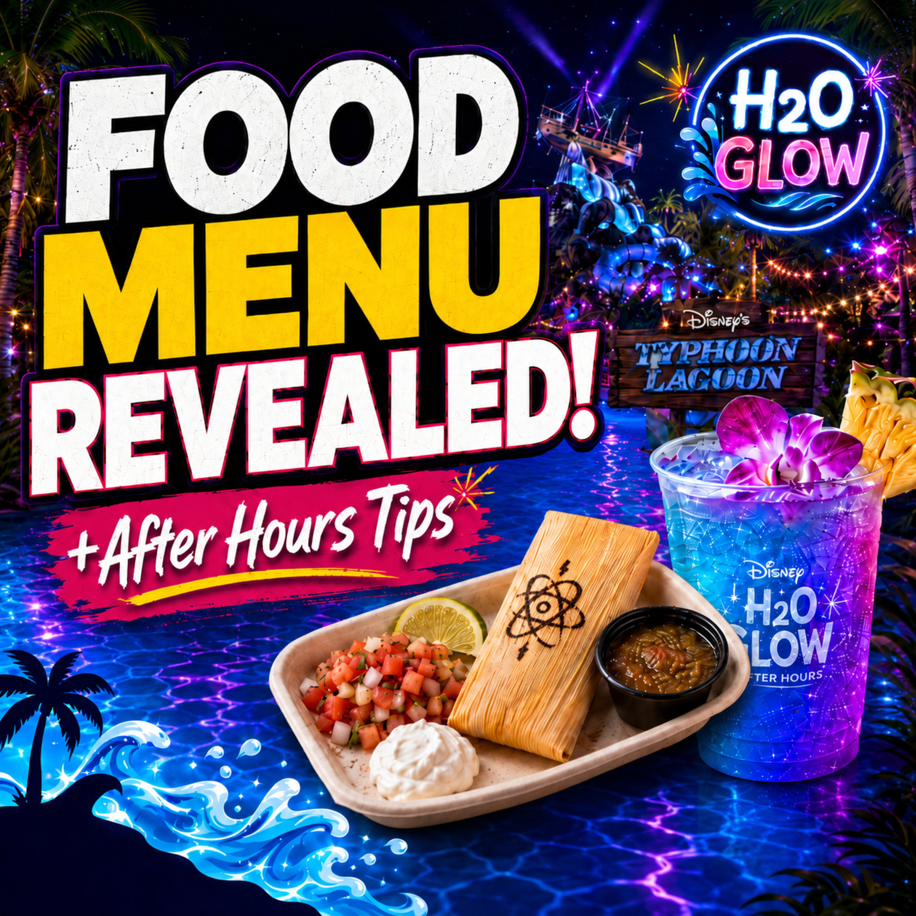 H2O Glow Menu Revealed and Disney After Hours Tips episode artwork