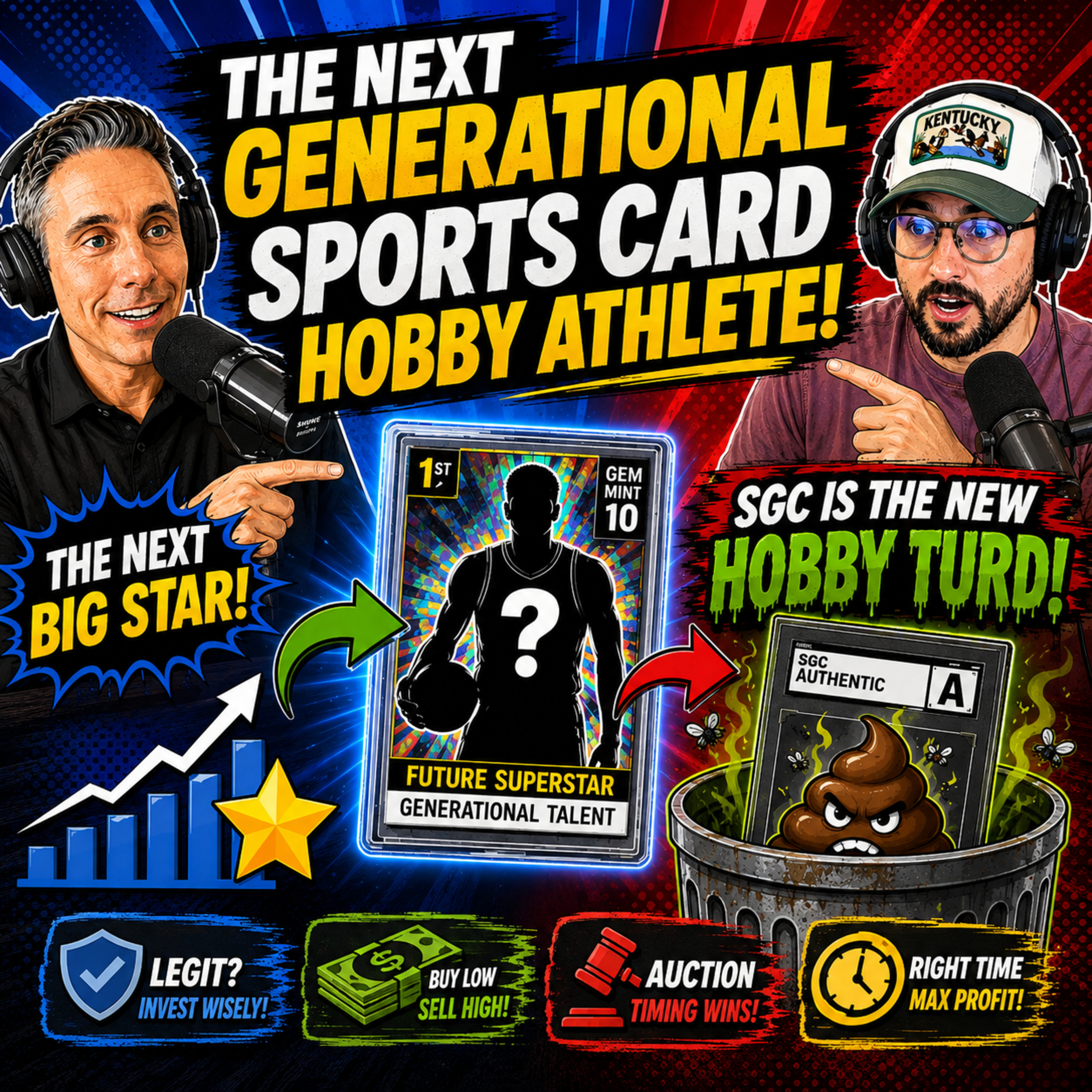 Who Is The Next Generational Sports Card Hobby Athlete? SGC Is The New Hobby Turd! episode artwork