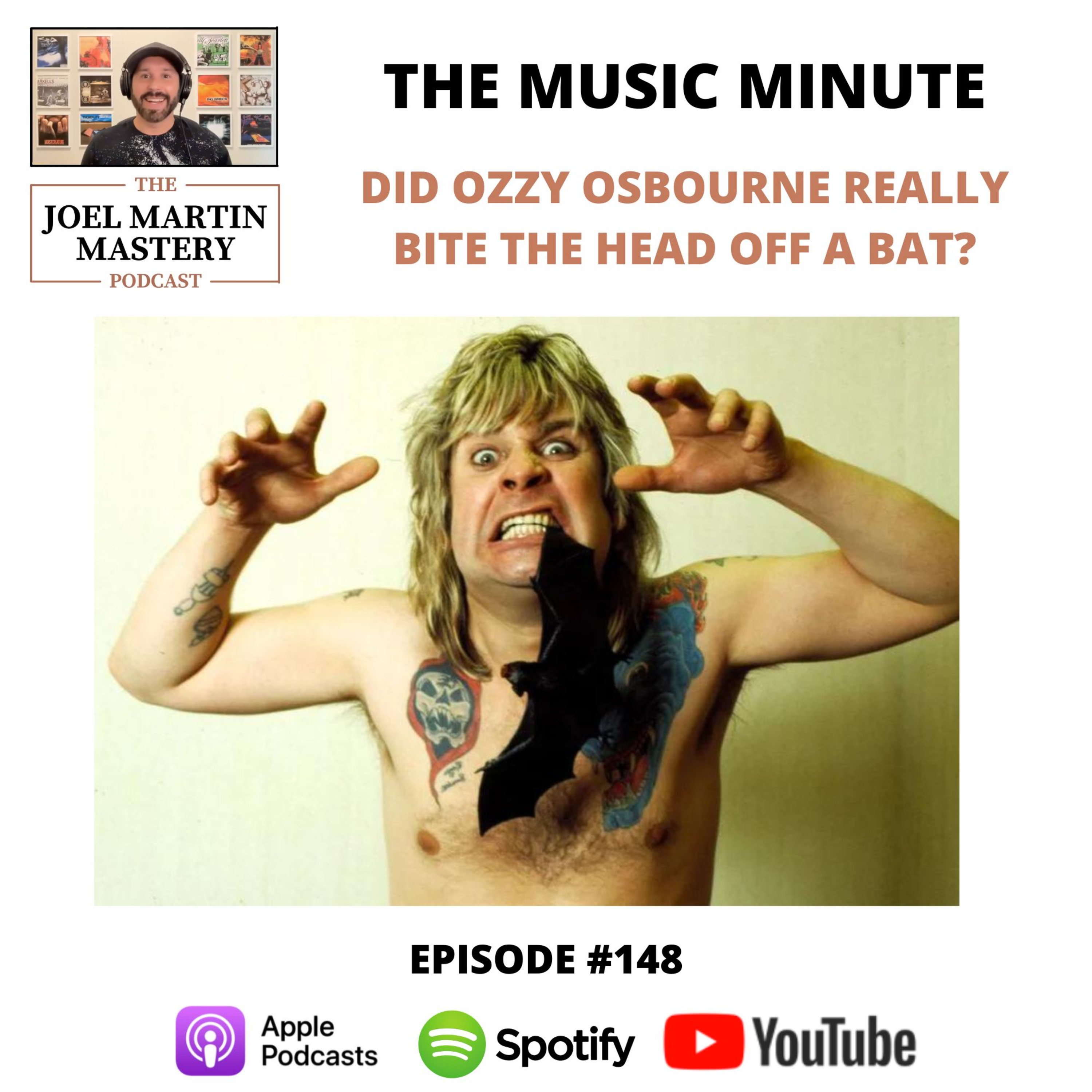 #148 - Did Ozzy Osbourne really bite the head off a bat?