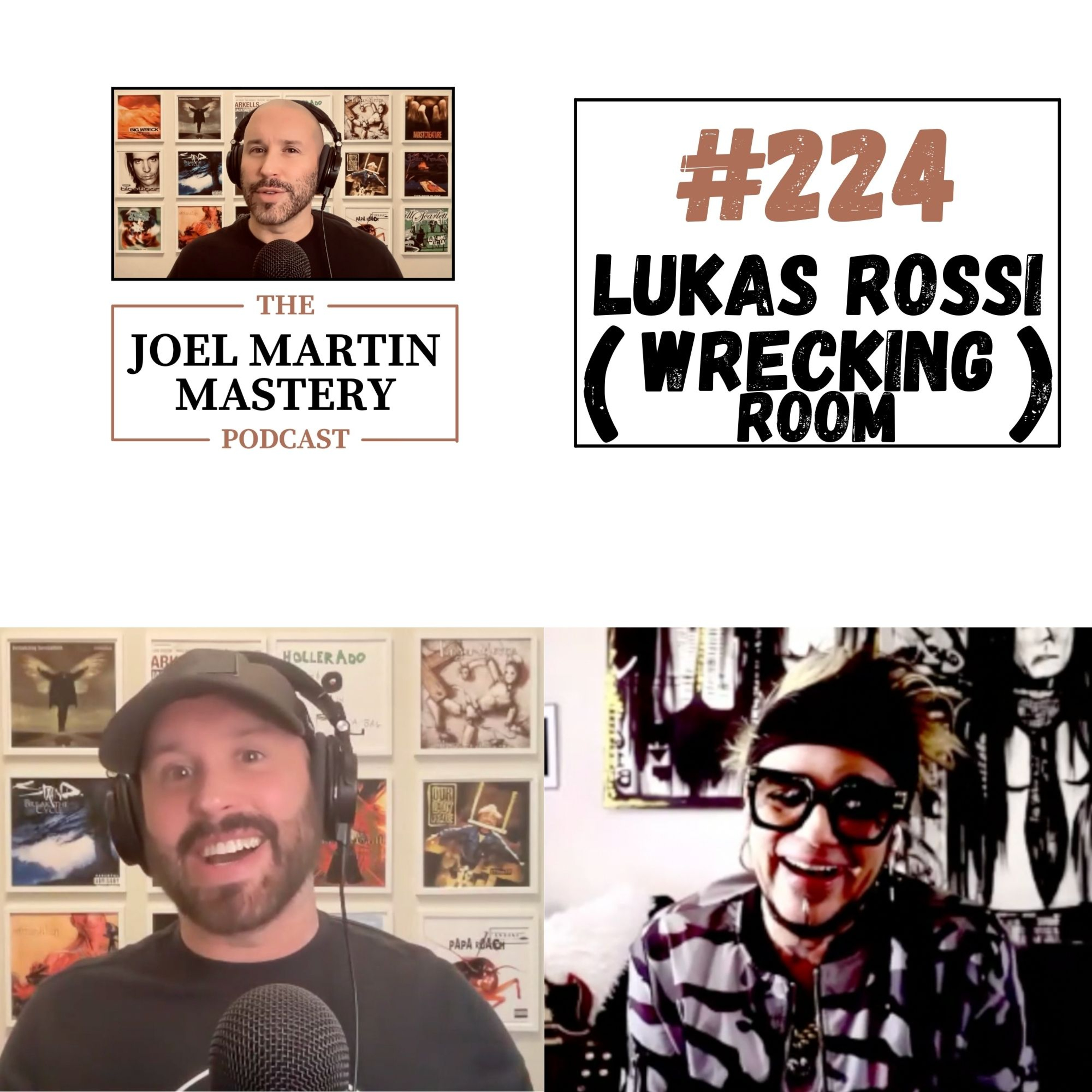 #224 - Lukas Rossi (Wrecking Room) episode artwork