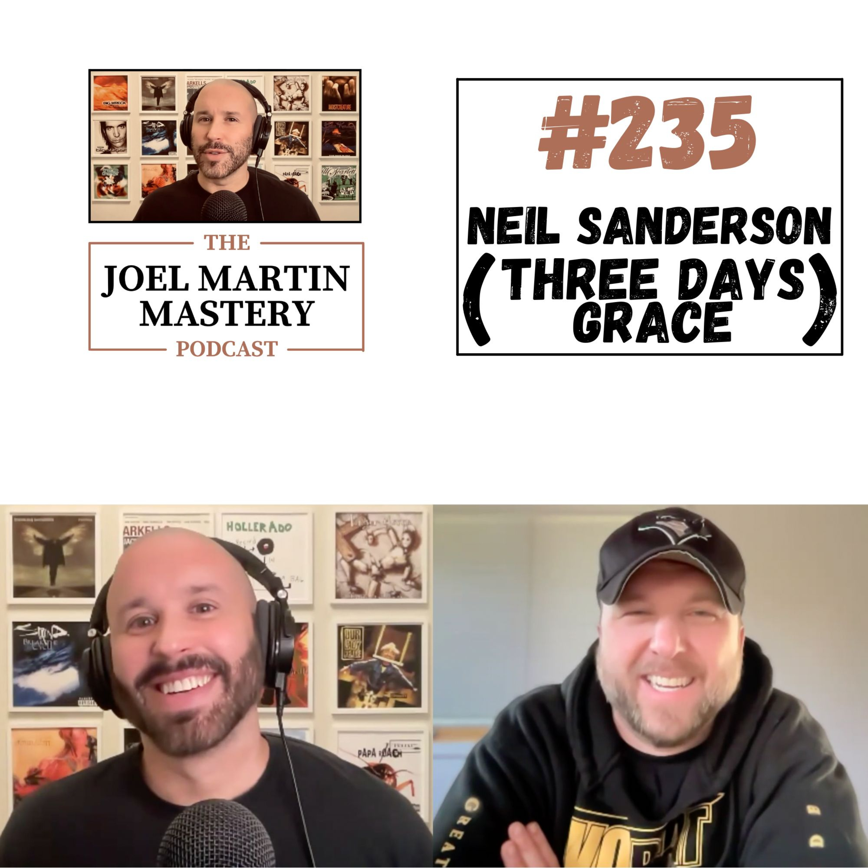 #235 - Neil Sanderson (Three Days Grace) episode artwork