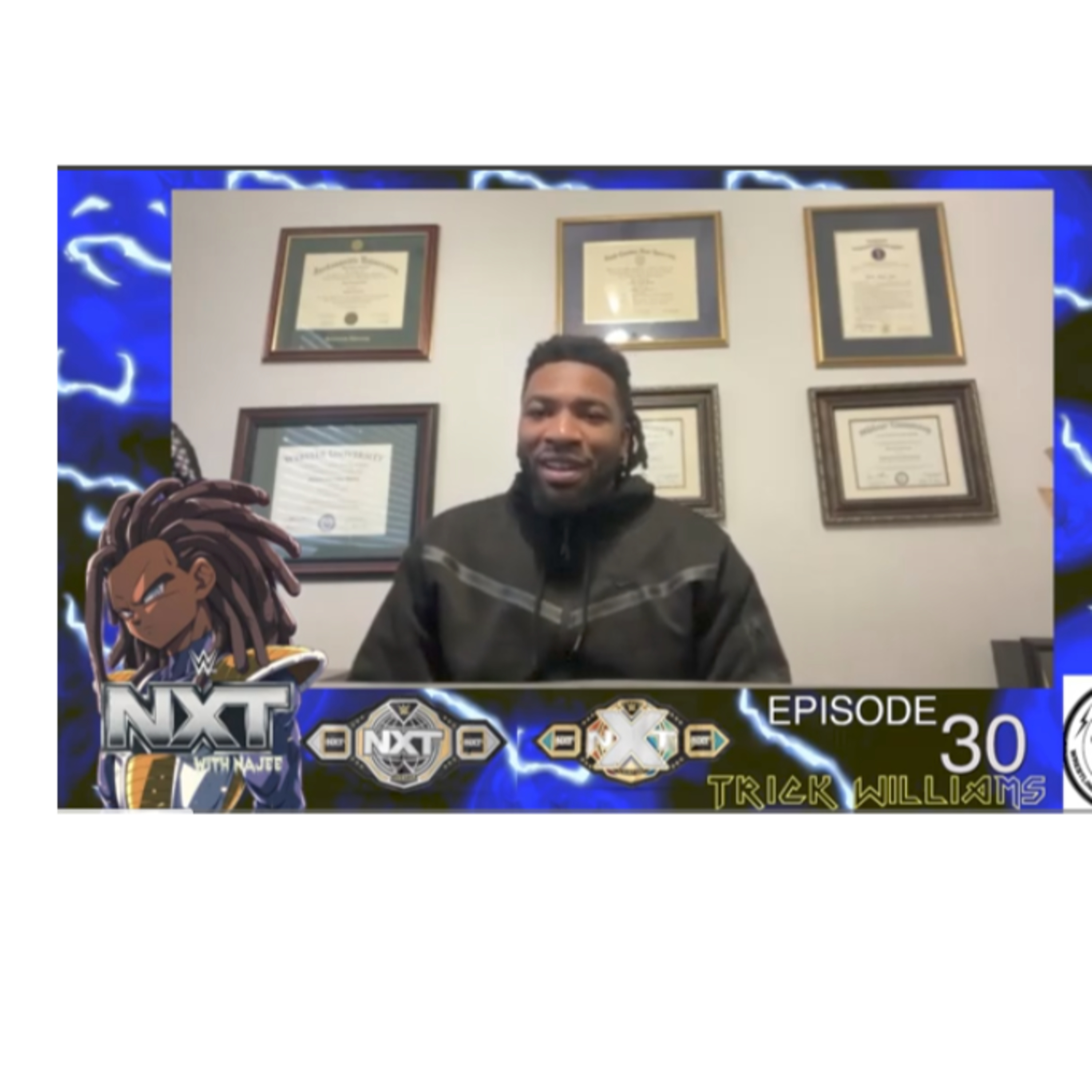 WWE NXT Champion Trick Williams joins #NXTWithNajee episode artwork