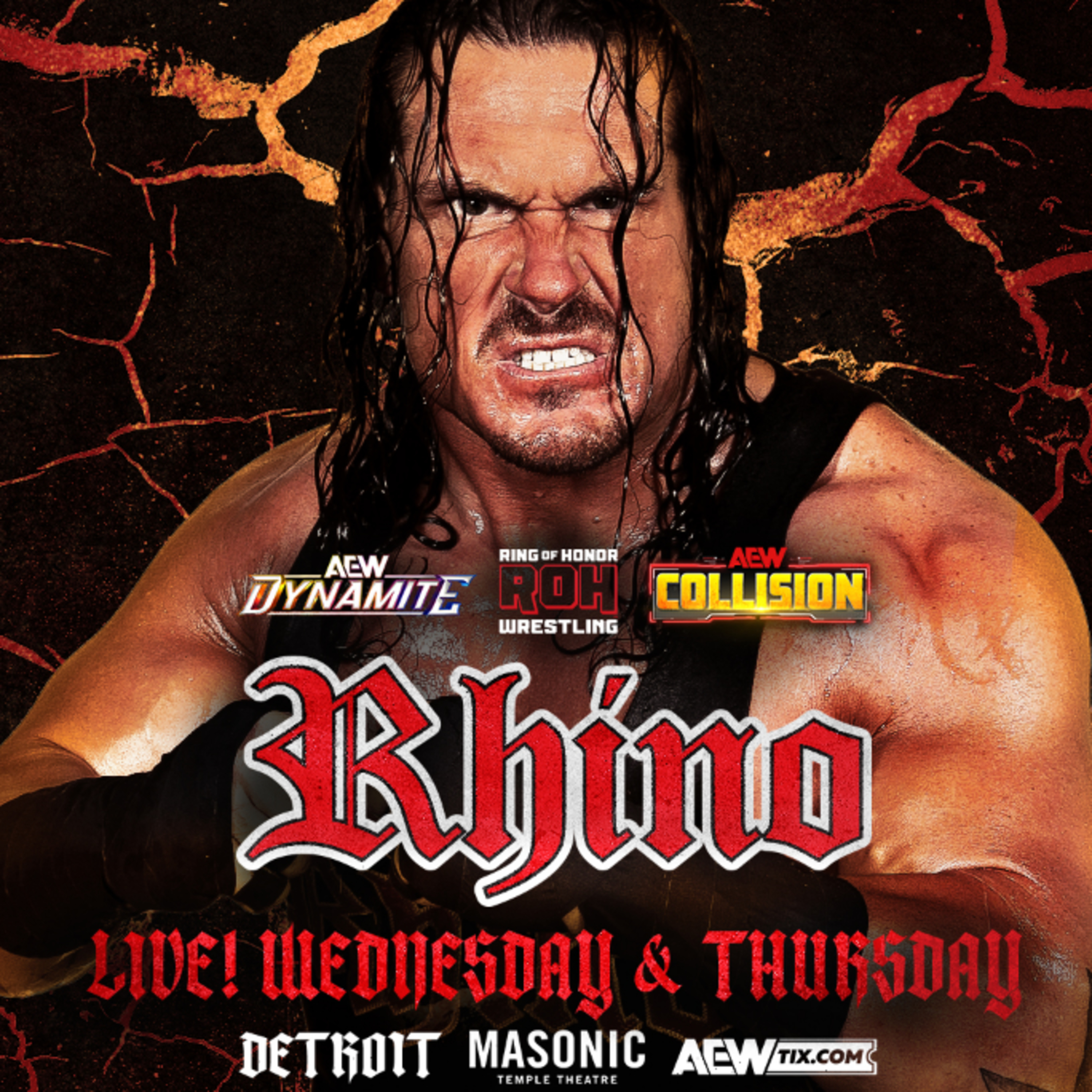 Wrestling legend Rhino talks ! episode artwork