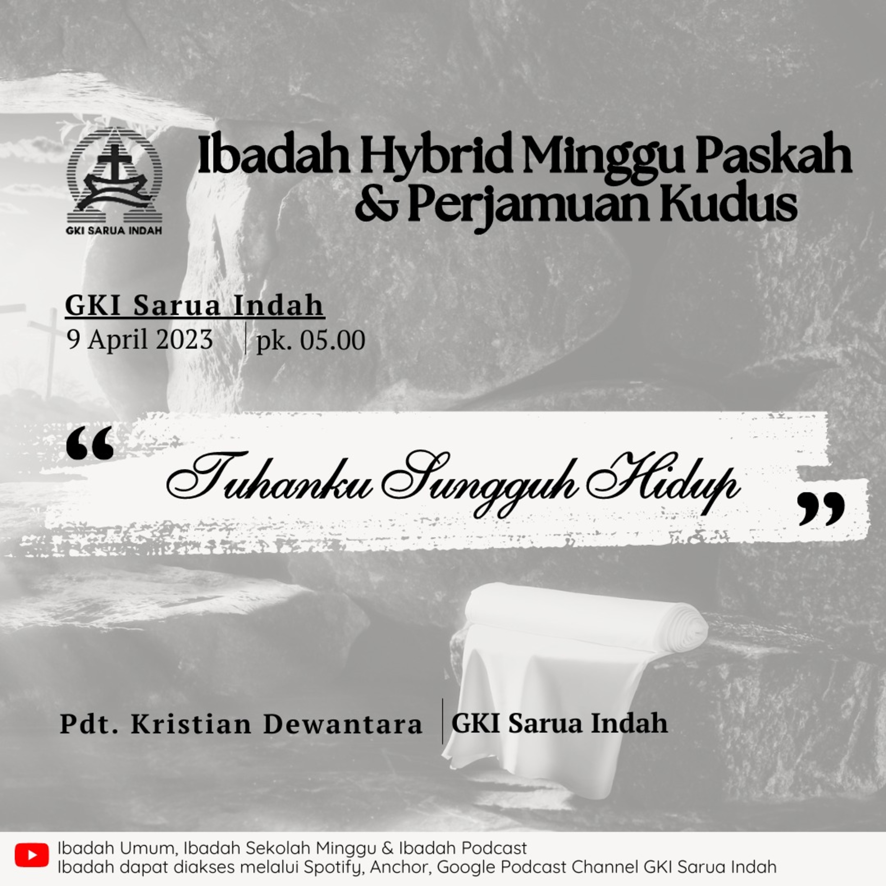 Ibadah Hybrid Minggu Paskah 9 April 2023 episode artwork