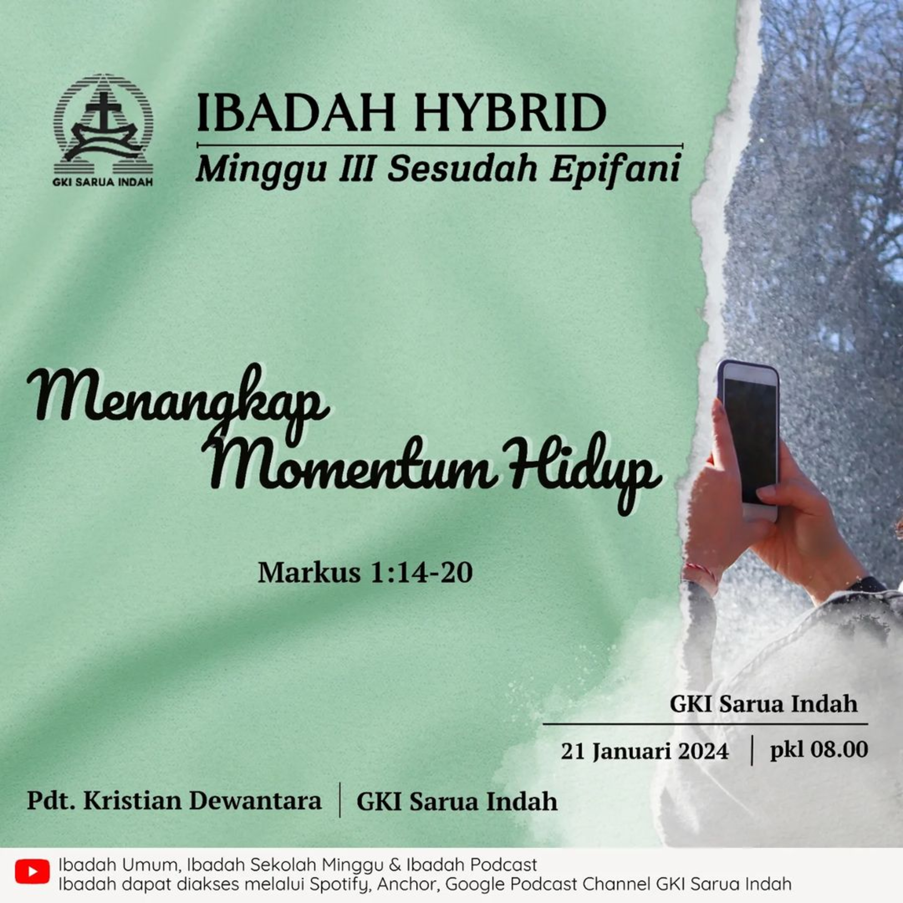 IBADAH HYBRID MINGGU III SESUDAH EPIFANI 21 JANUARI 2024 episode artwork